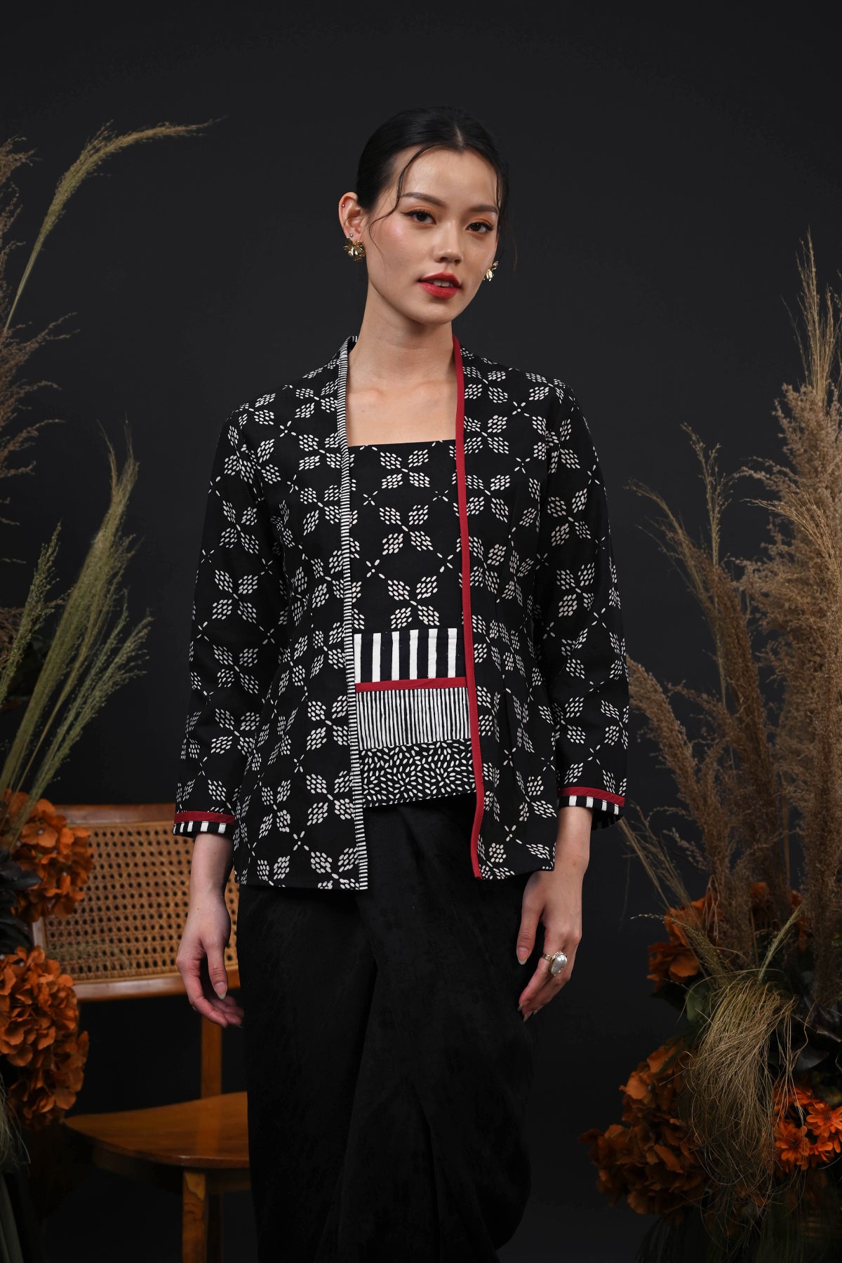 Kebaya Sashiko Cemani T6171