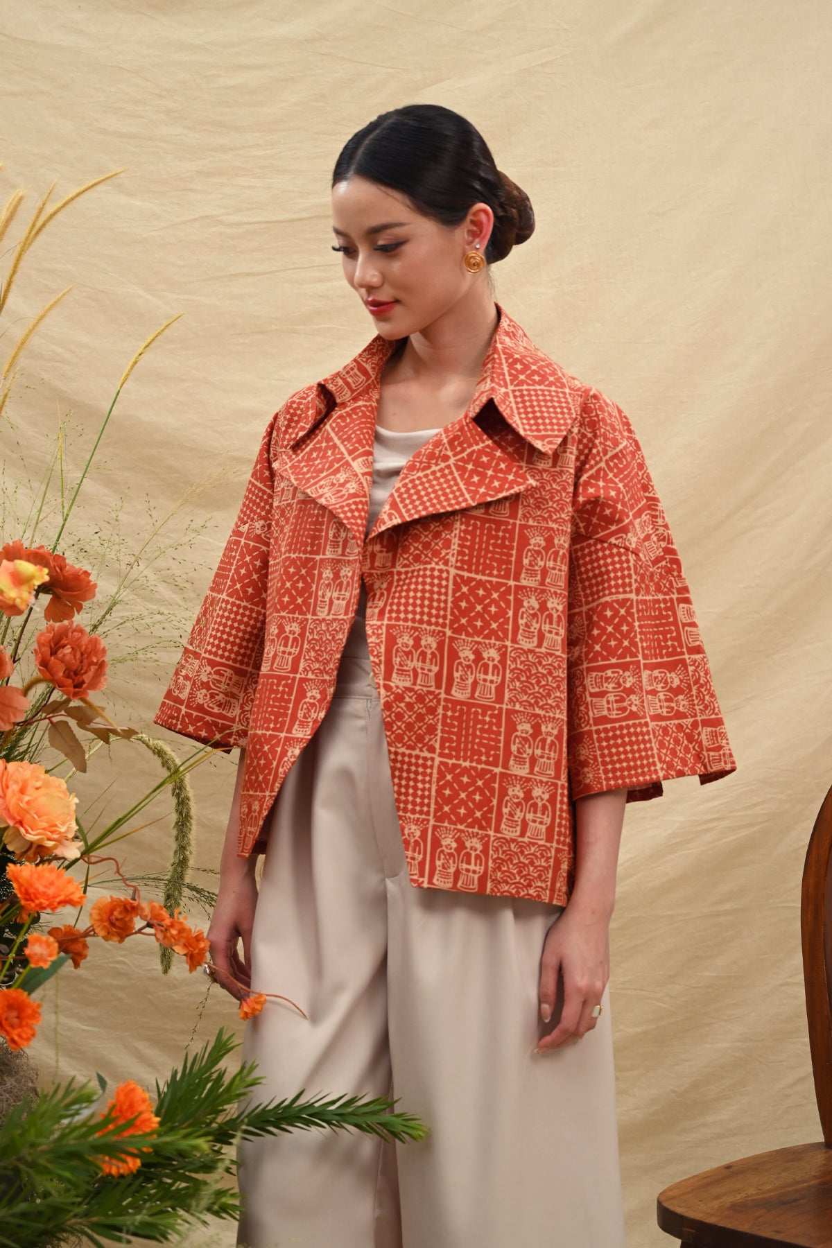 Olga Garut Orange Betawi T5679