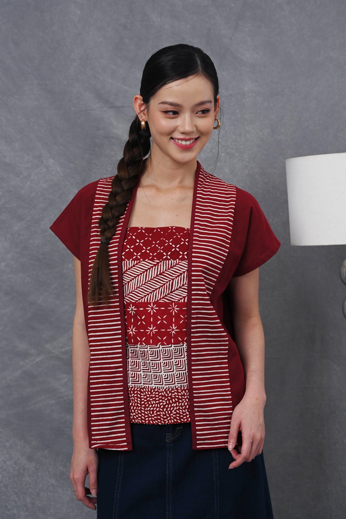 Kebaya Dhini Maroon PART0525