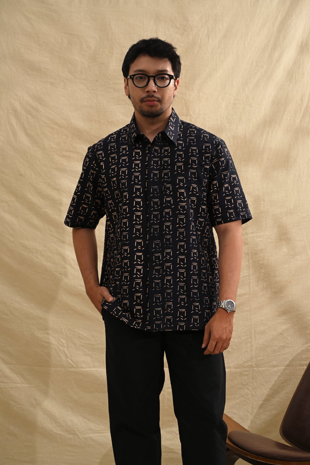 Upsilon Harmoni Black Short M0352