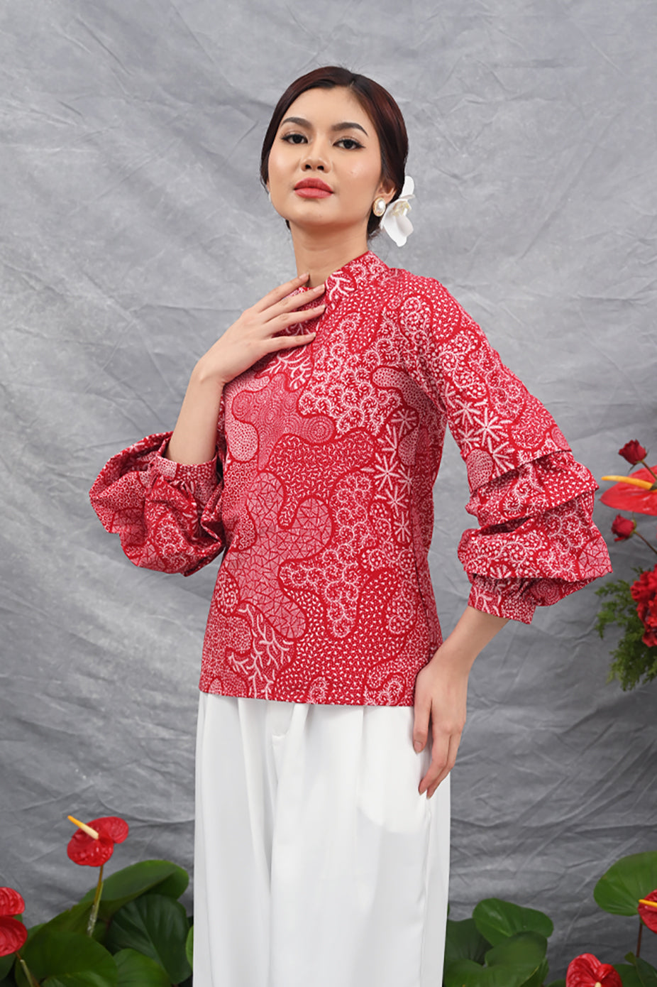 Keropi Encim Merah Putih T4483