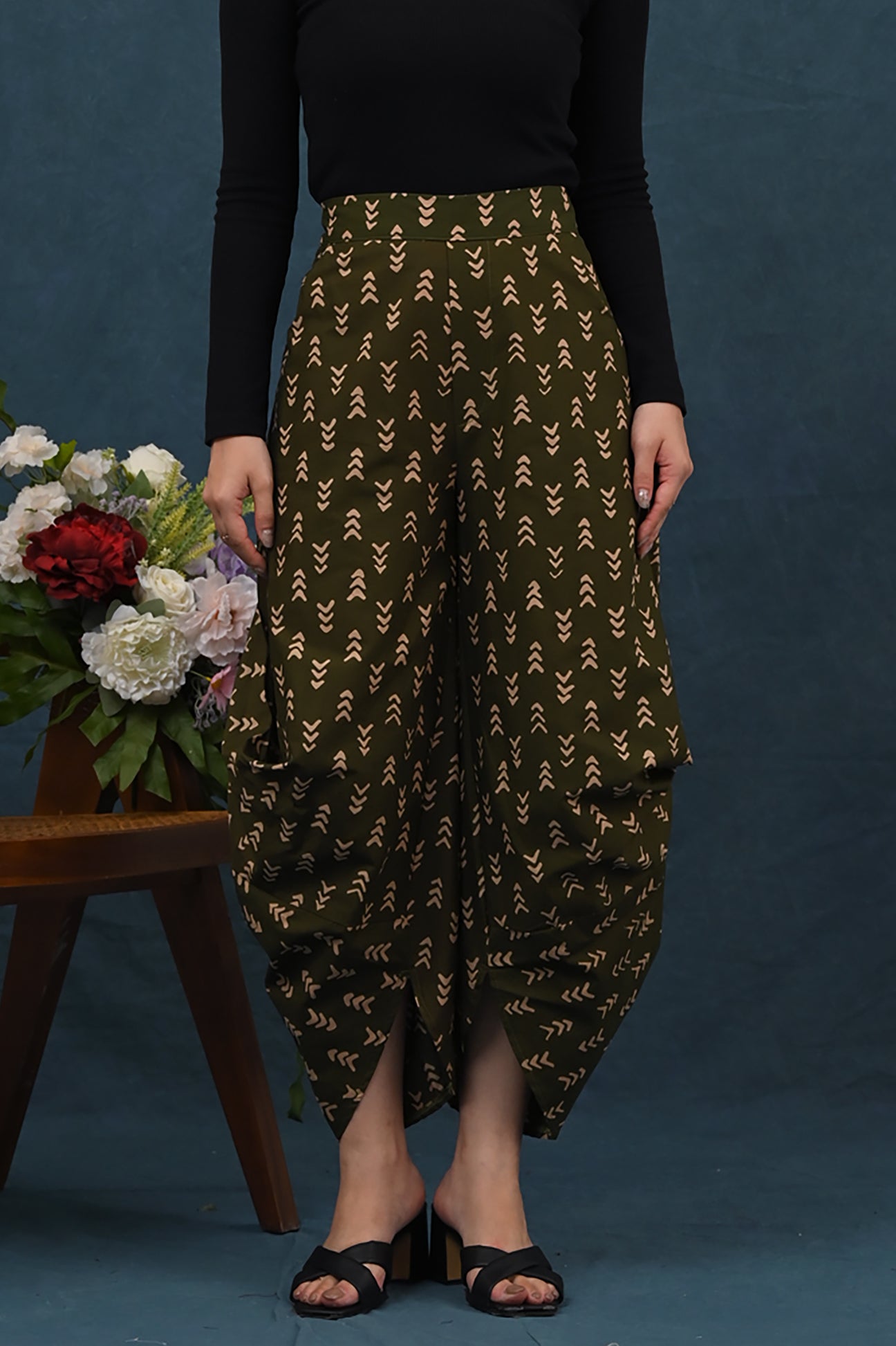 Coral Pants Garut Green P0384