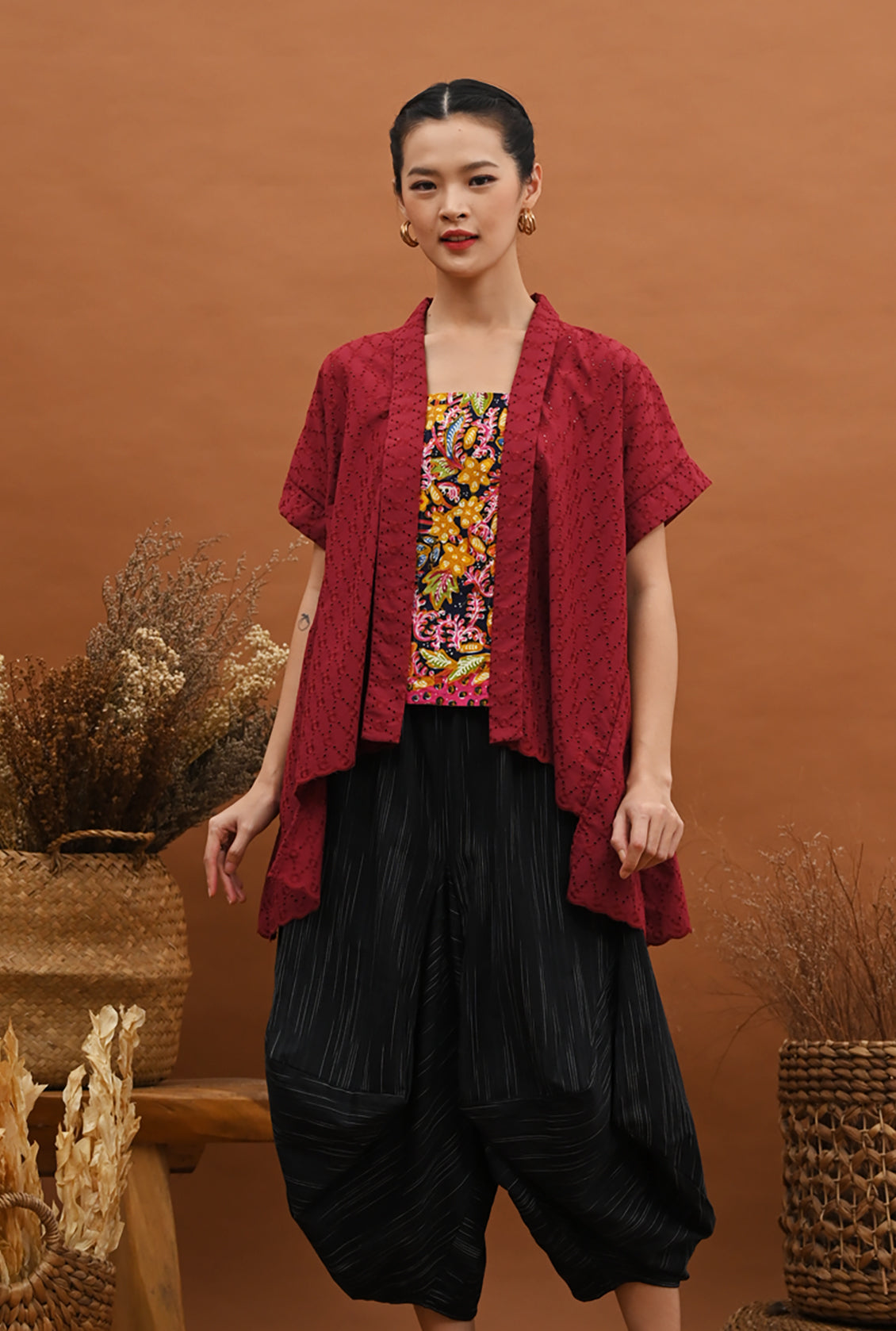 Aquamarine Kartini Red Lasem T2861