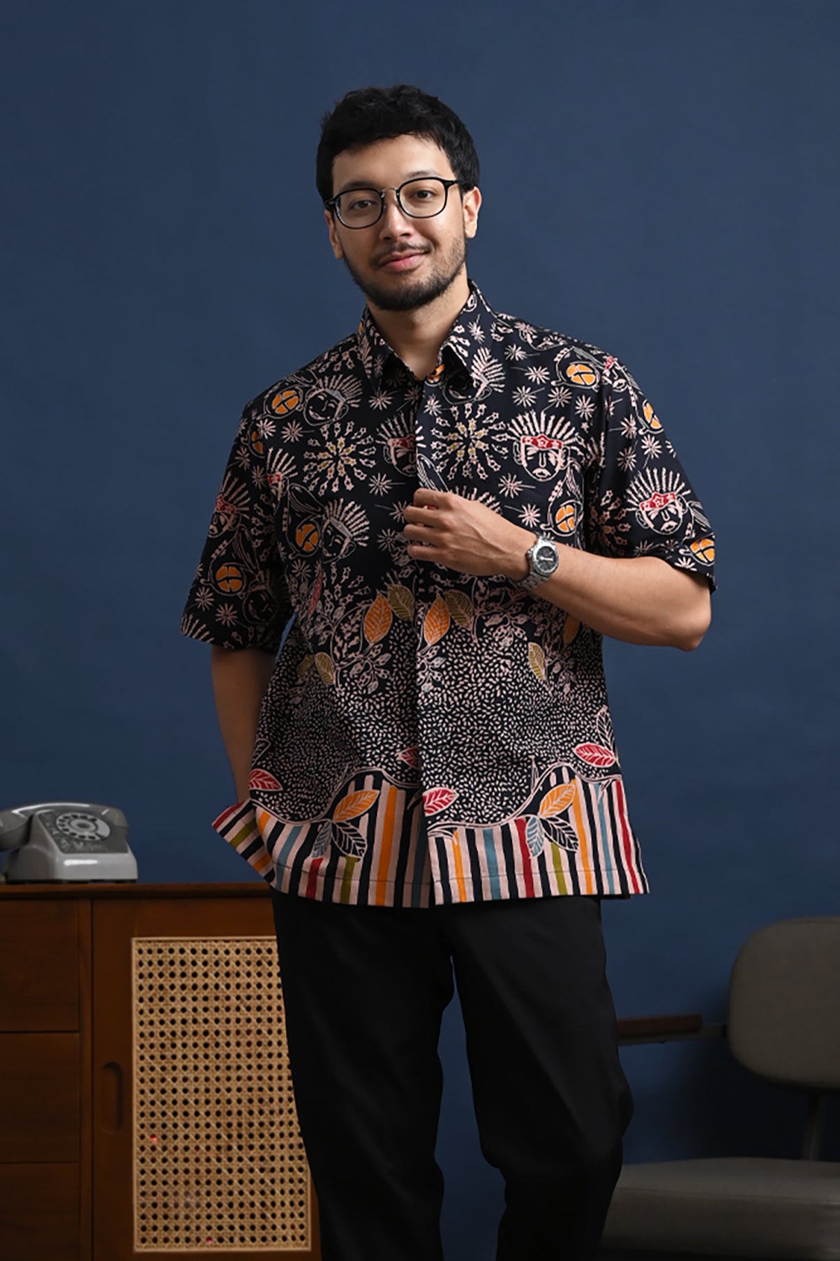 Betawi Black Short M0304