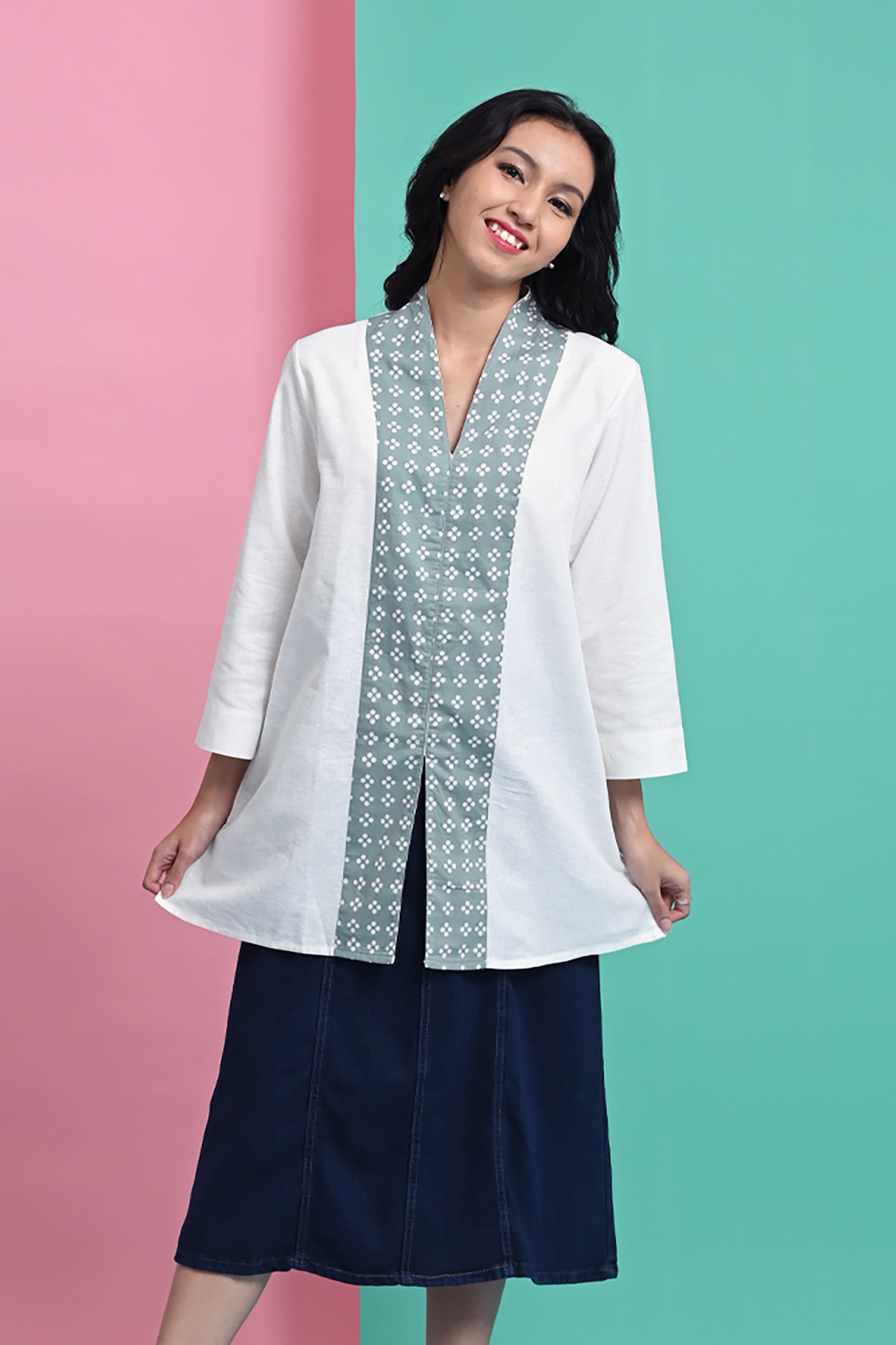 Fitria White Green PART of Mirae PART0288