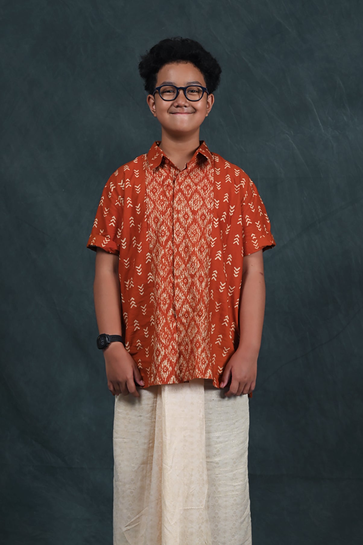 Shirt Garut Short Orange K0002