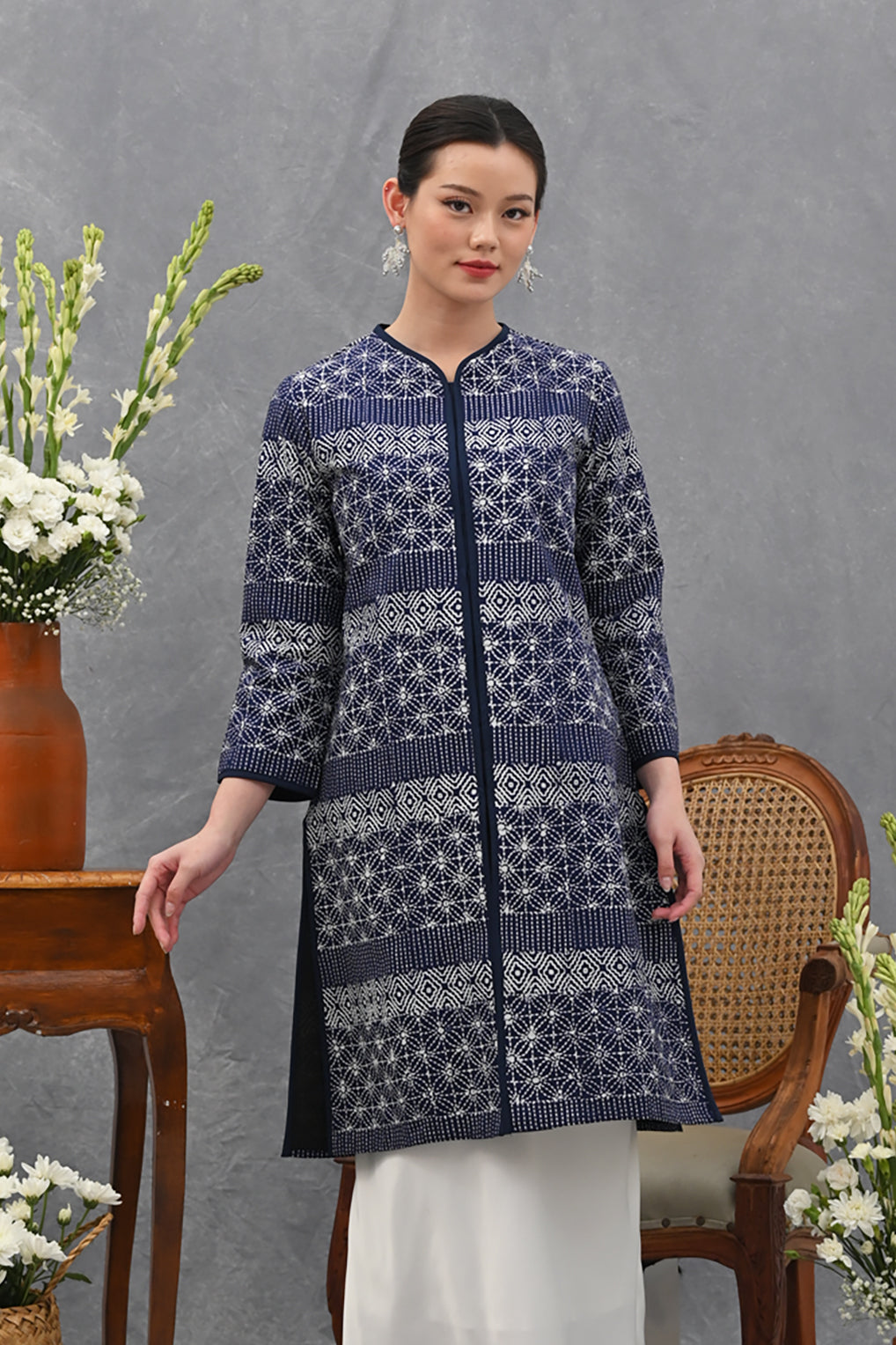 Ayala Tunik Garut Blue T4020