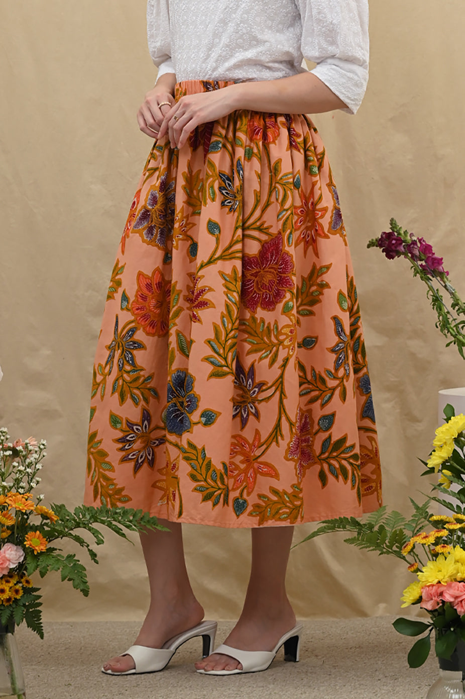 Keke Skirt Encim Orange P0310