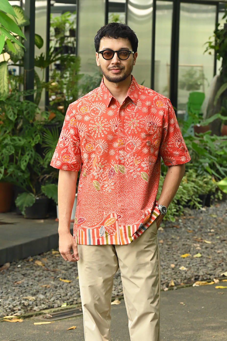 Betawi Orange Short M0305