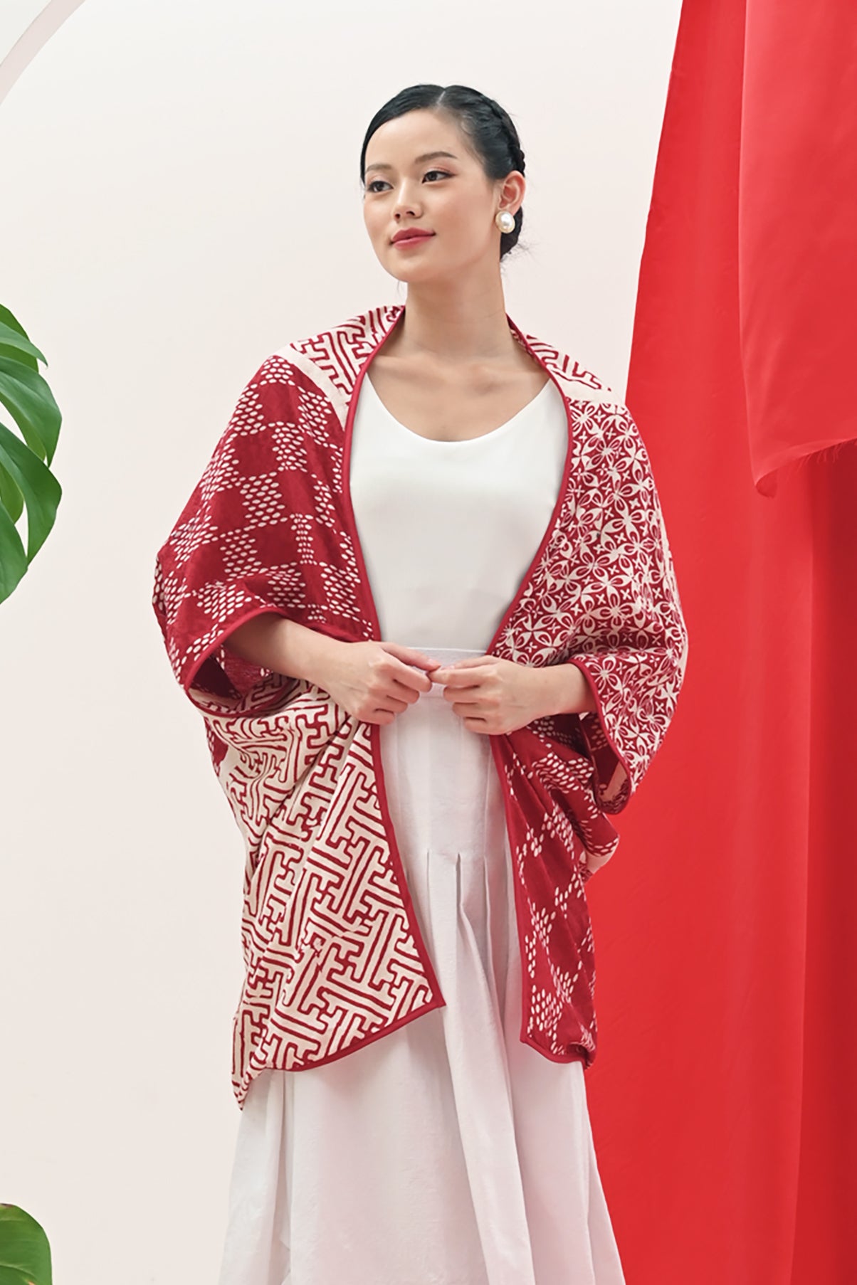 Outer Dobi Merah Putih T3085