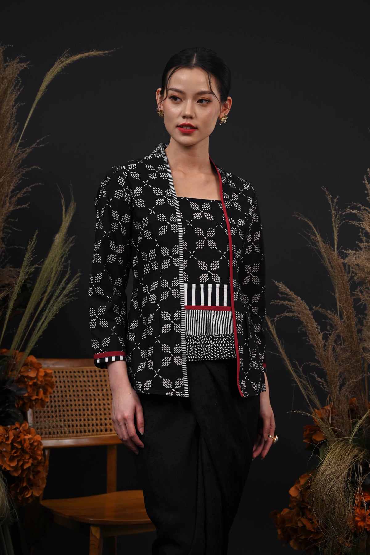 Kebaya Sashiko Cemani T6171