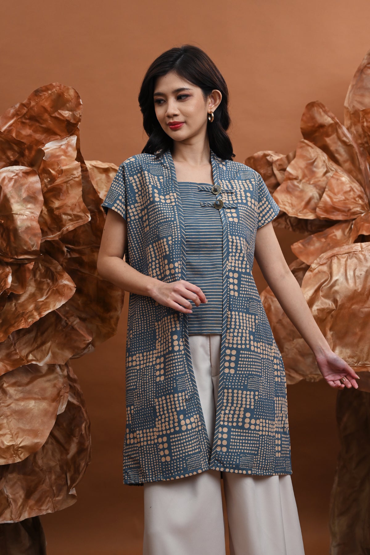 Kebaya Dhini Long Garut Harmoni T5474