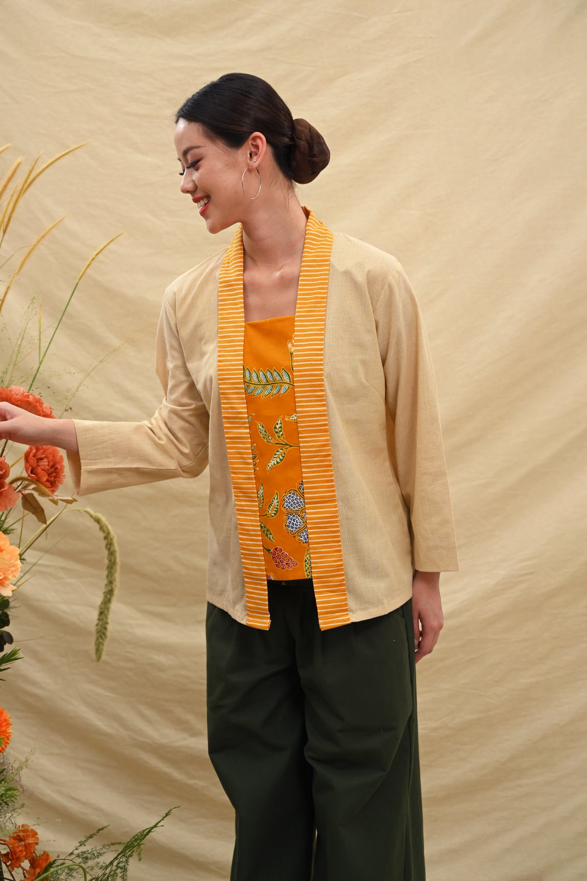 Kebaya Long Yellow PART0475