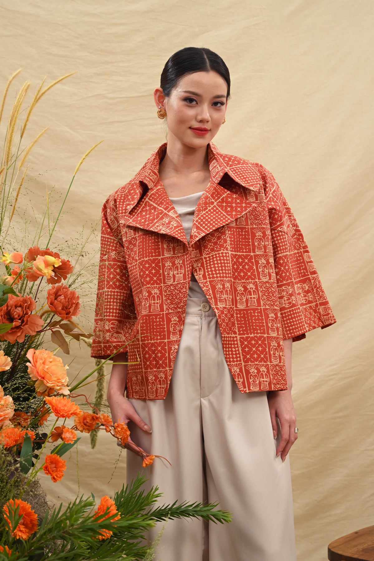 Olga Garut Orange Betawi T5679