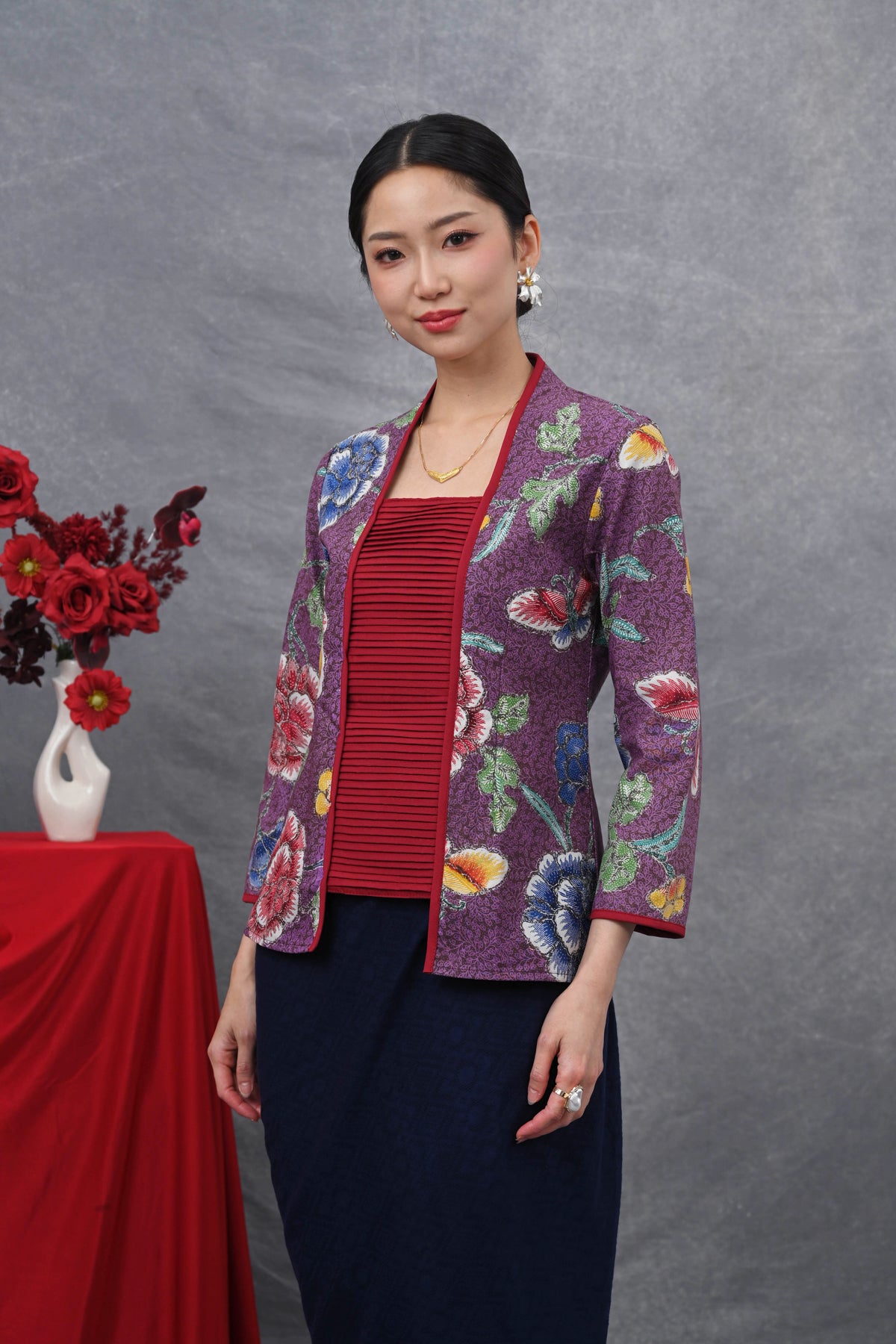 Kebaya Lipit Long Encim T5950
