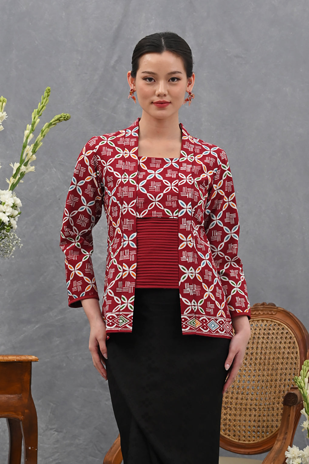 Kebaya Simbok Long Wonogiren T4037