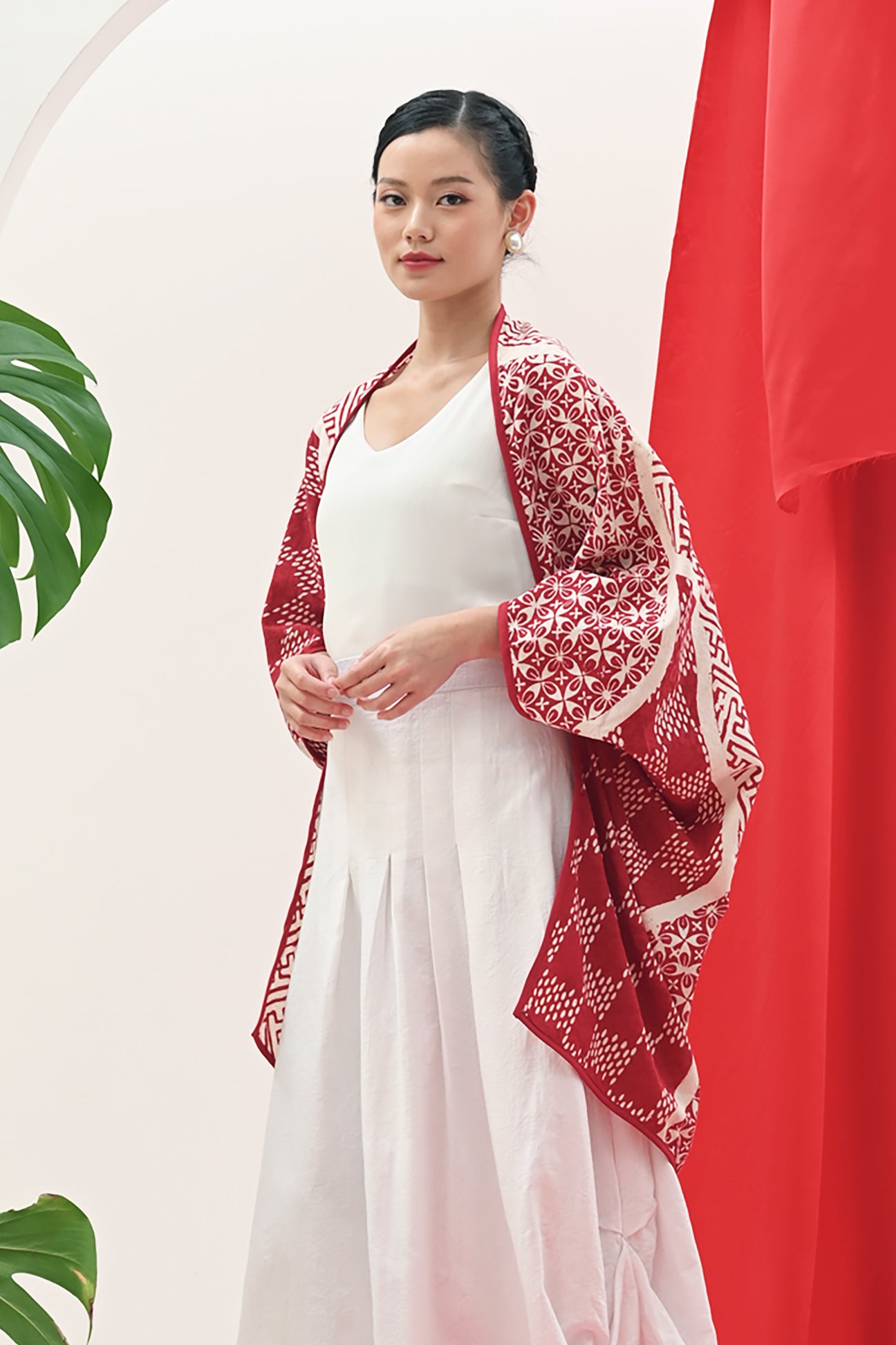 Outer Dobi Merah Putih T3085