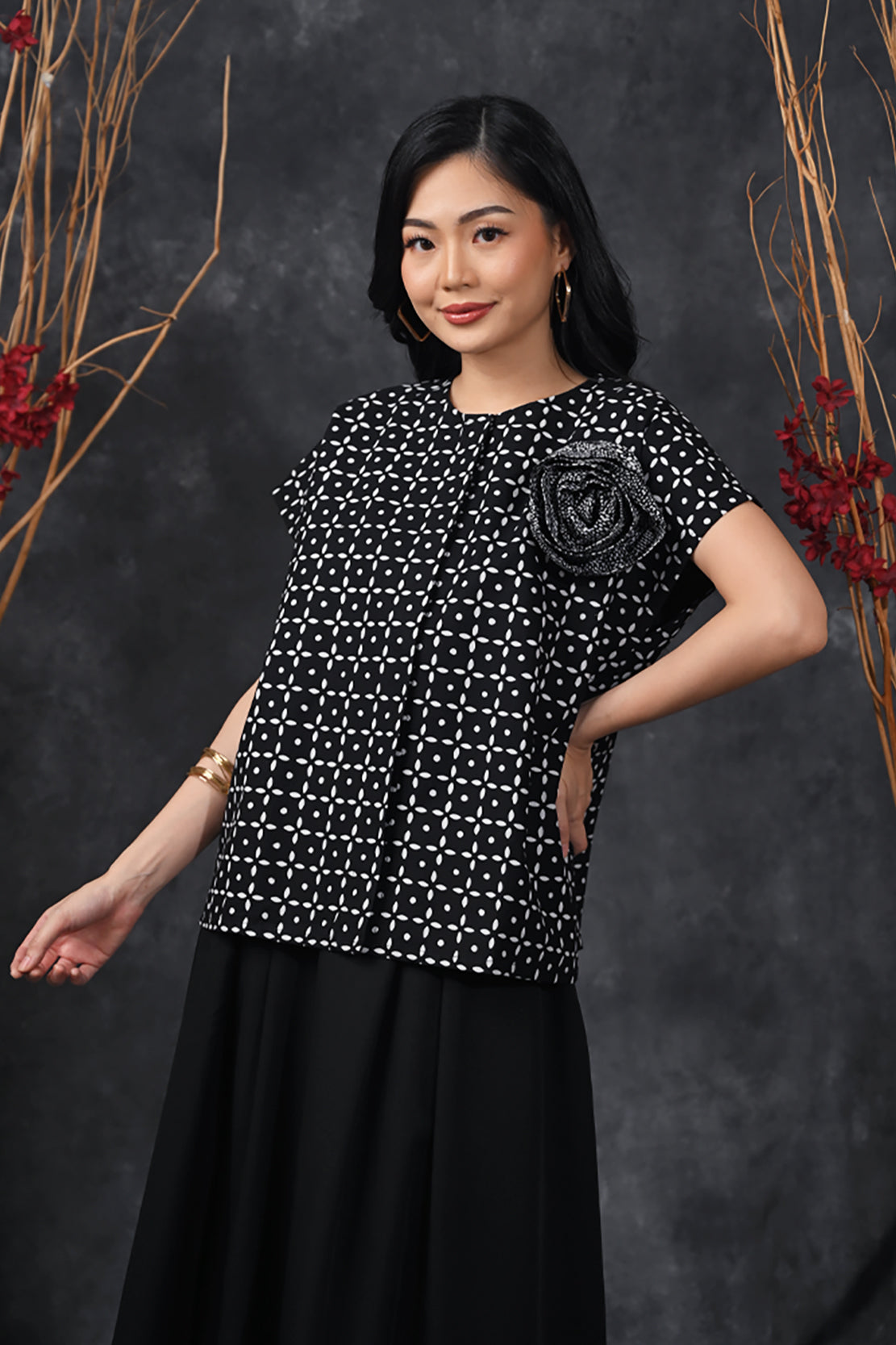 Rosa Garut Cemani T4697