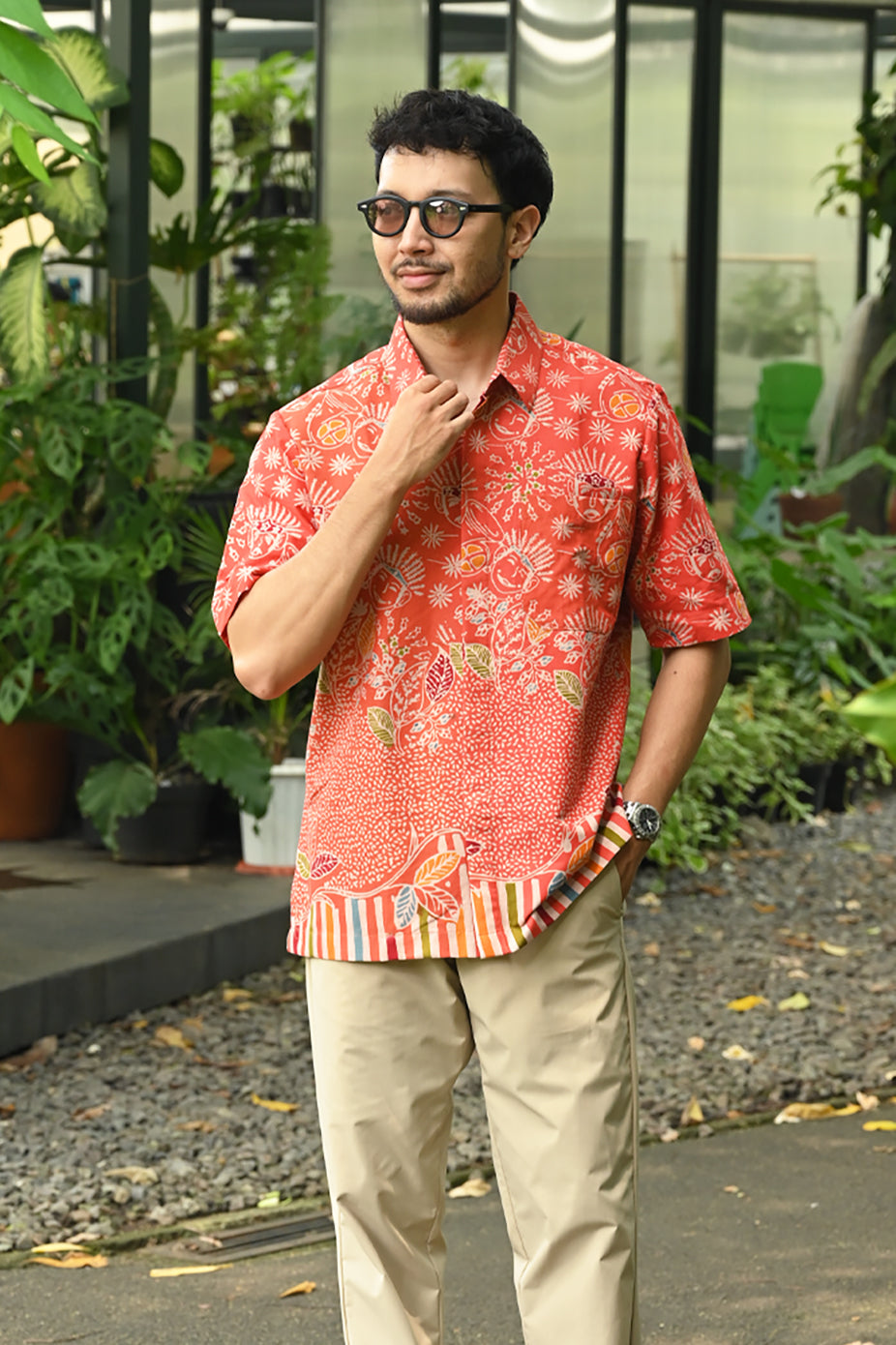 Betawi Orange Short M0305