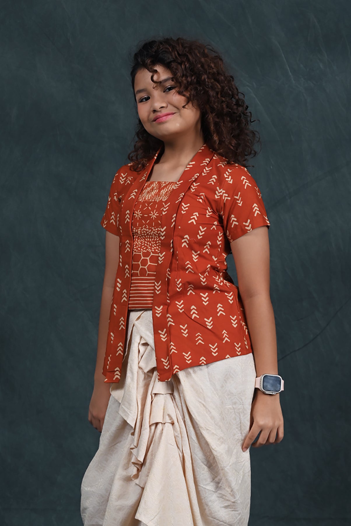 Kebaya Garut Short Orange K0001