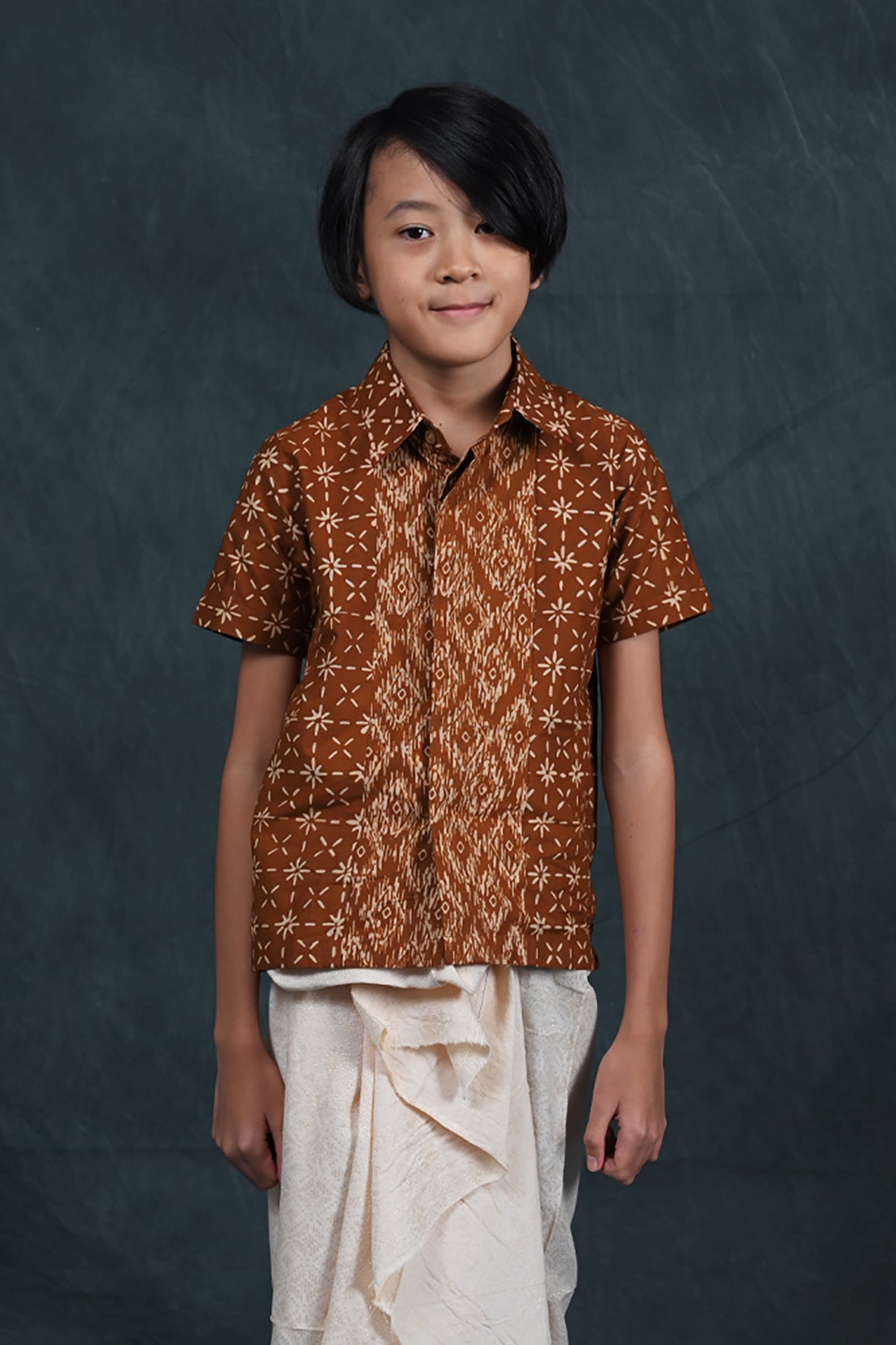 Shirt Garut Short Brown K0004