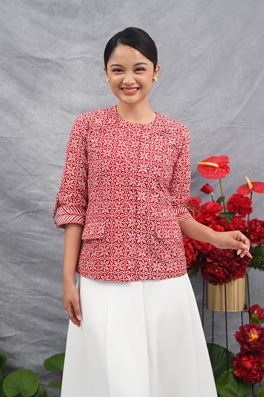 Livia Garut Merah Putih T4485