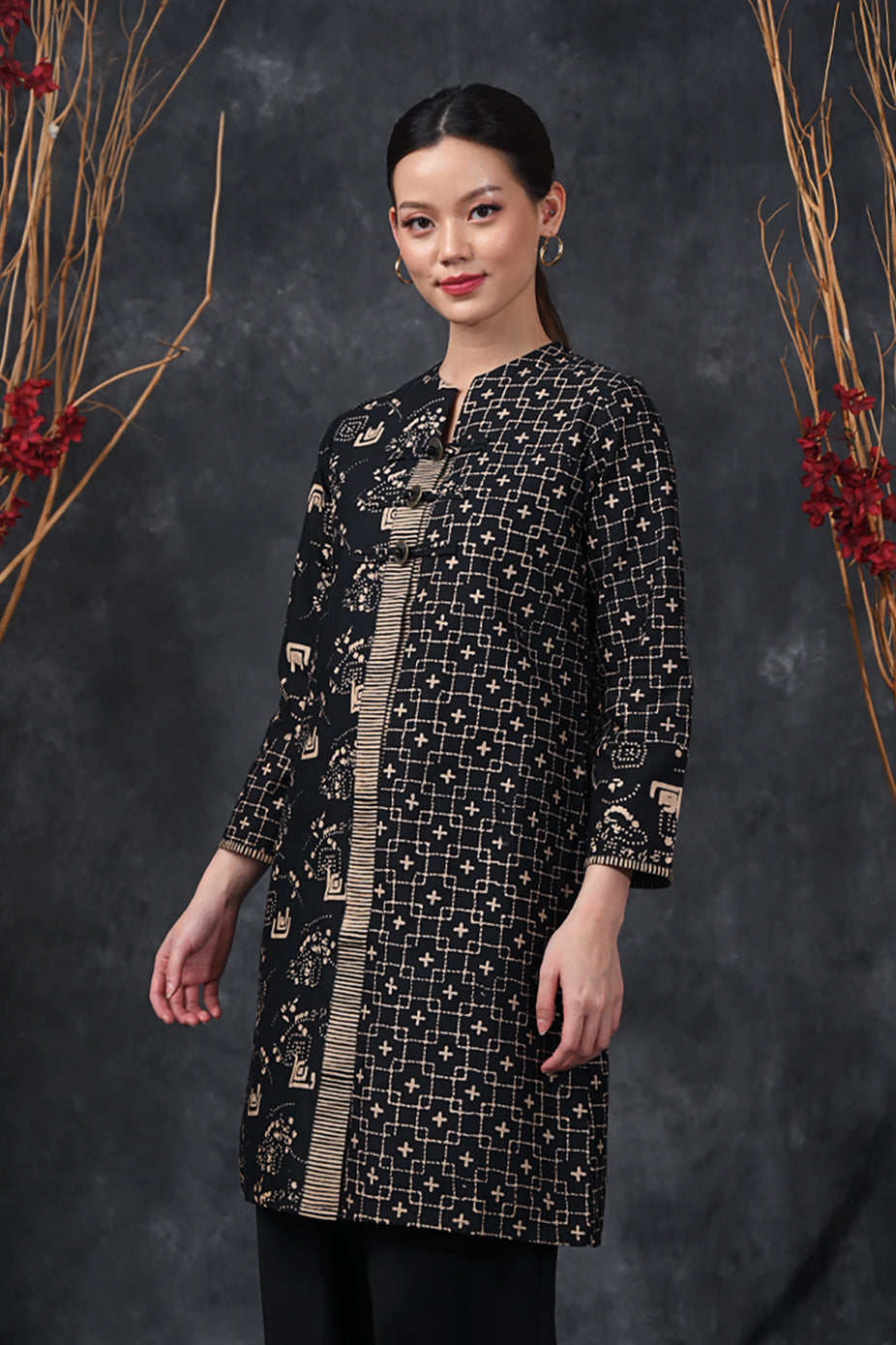 Dress Mixmatch Garut Cemani D0558