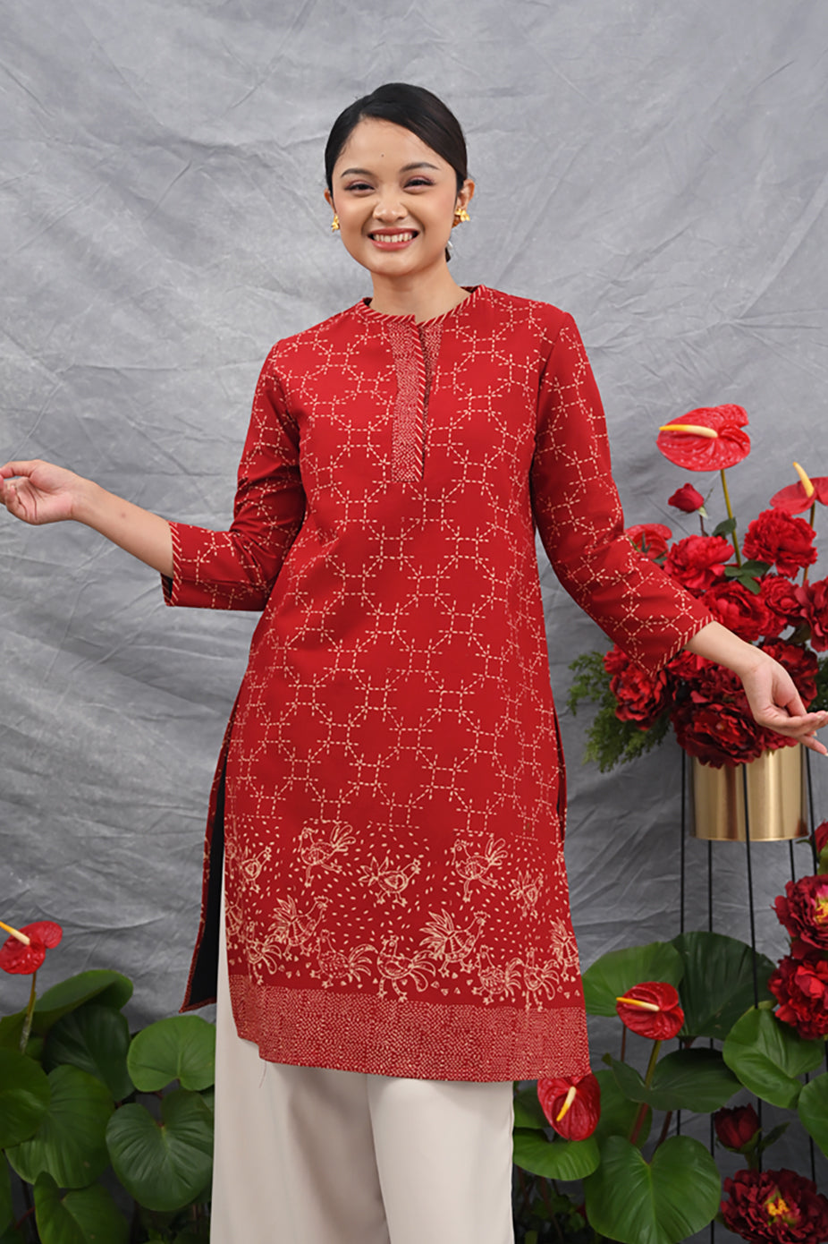 Tiara Garut Merah T4541