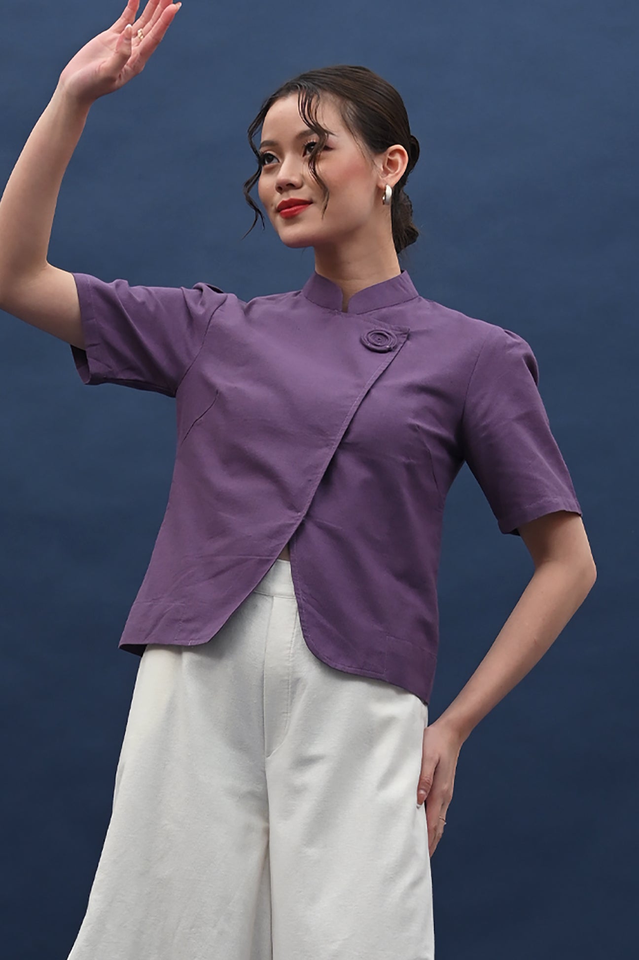 Cahaya Purple Basic T3501