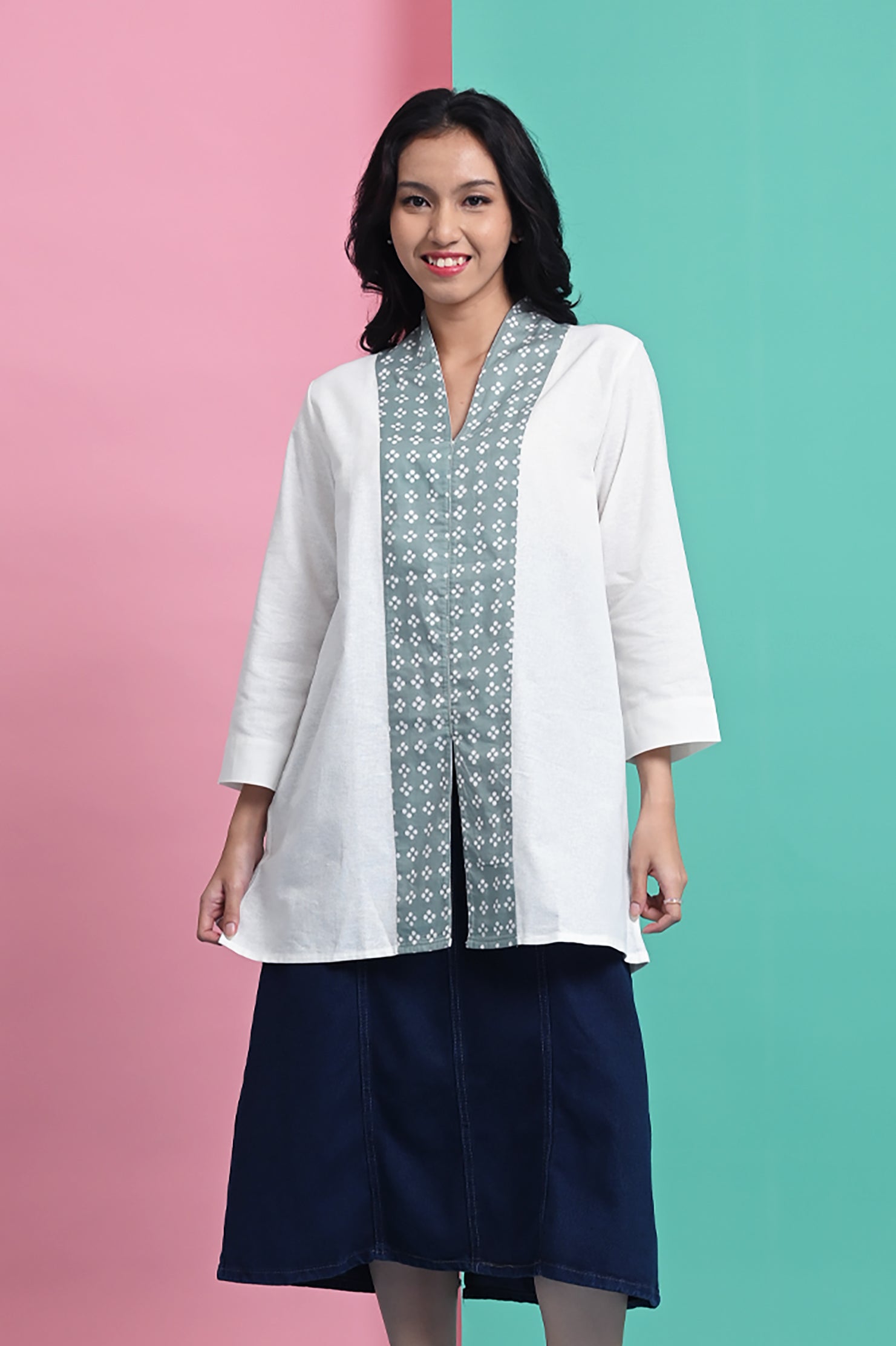 Fitria White Green PART of Mirae PART0288