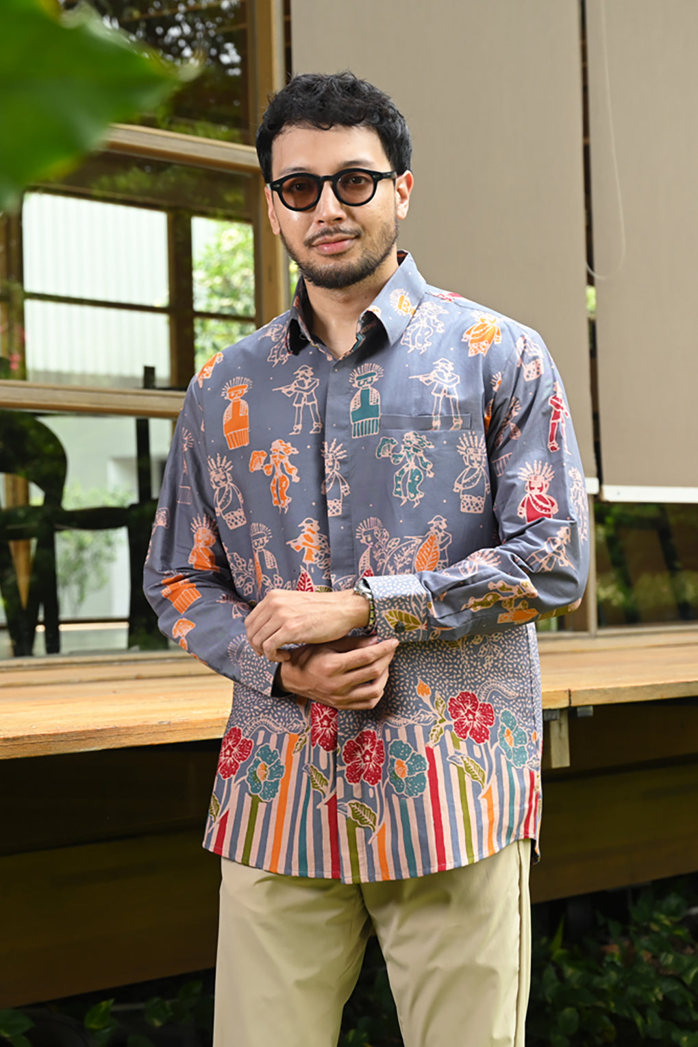 Betawi Grey Long L0153