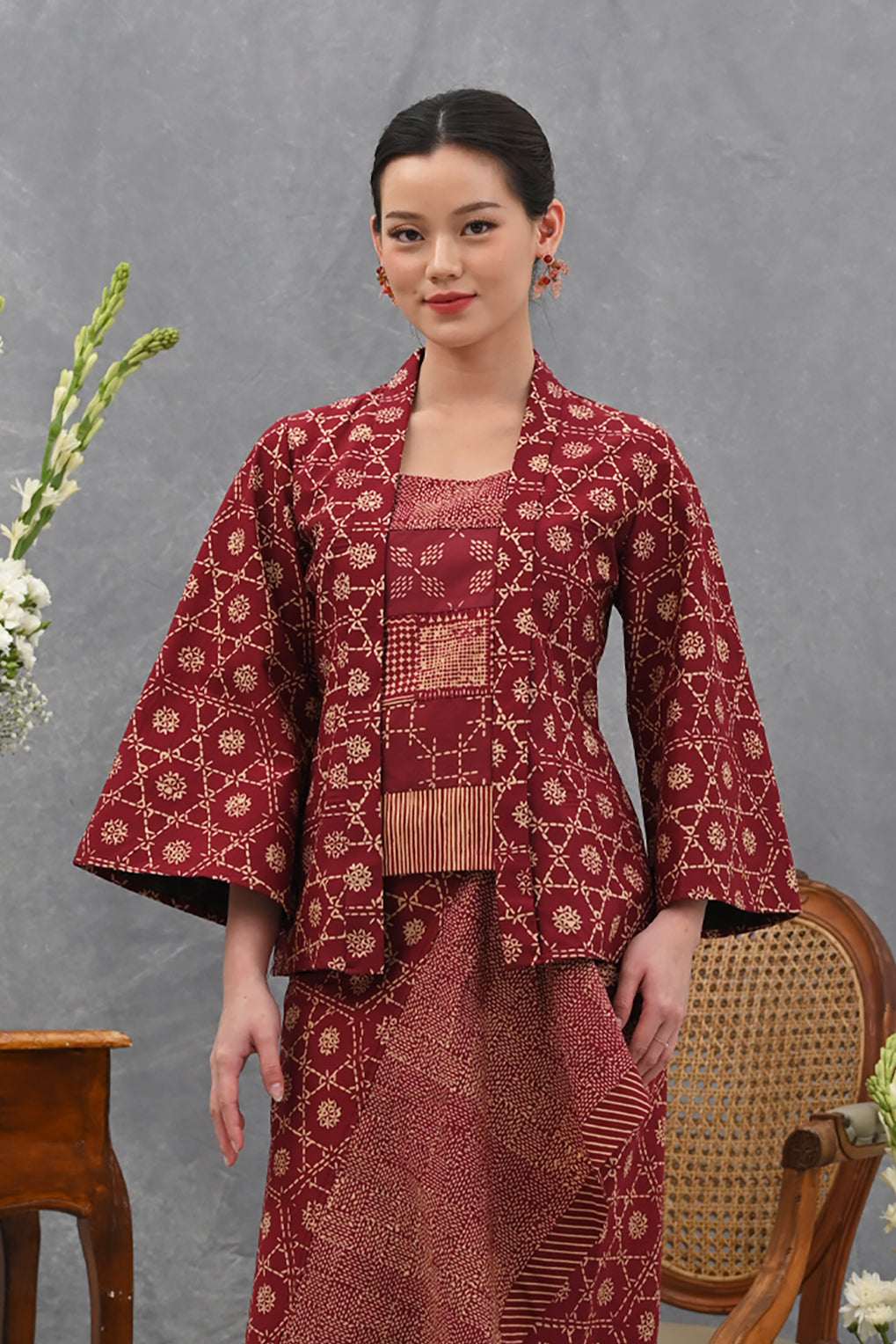 Kebaya Garut Red T4017