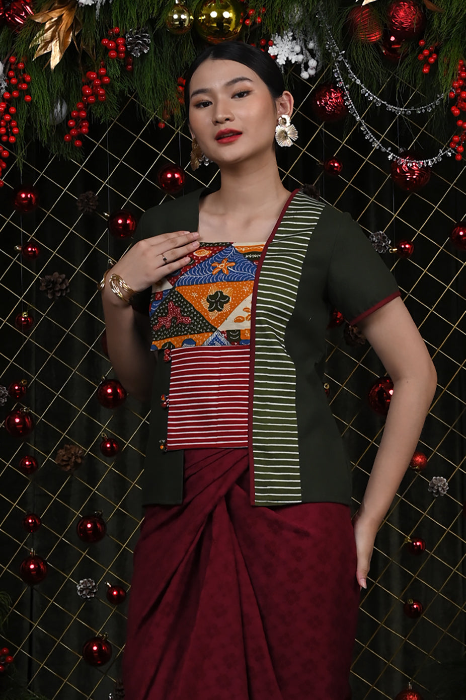 Kebaya Stacato Tulis T5075