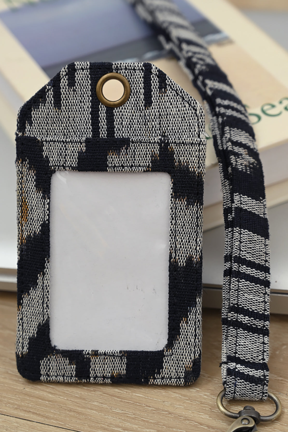 Lanyard Tenun Grey A0055