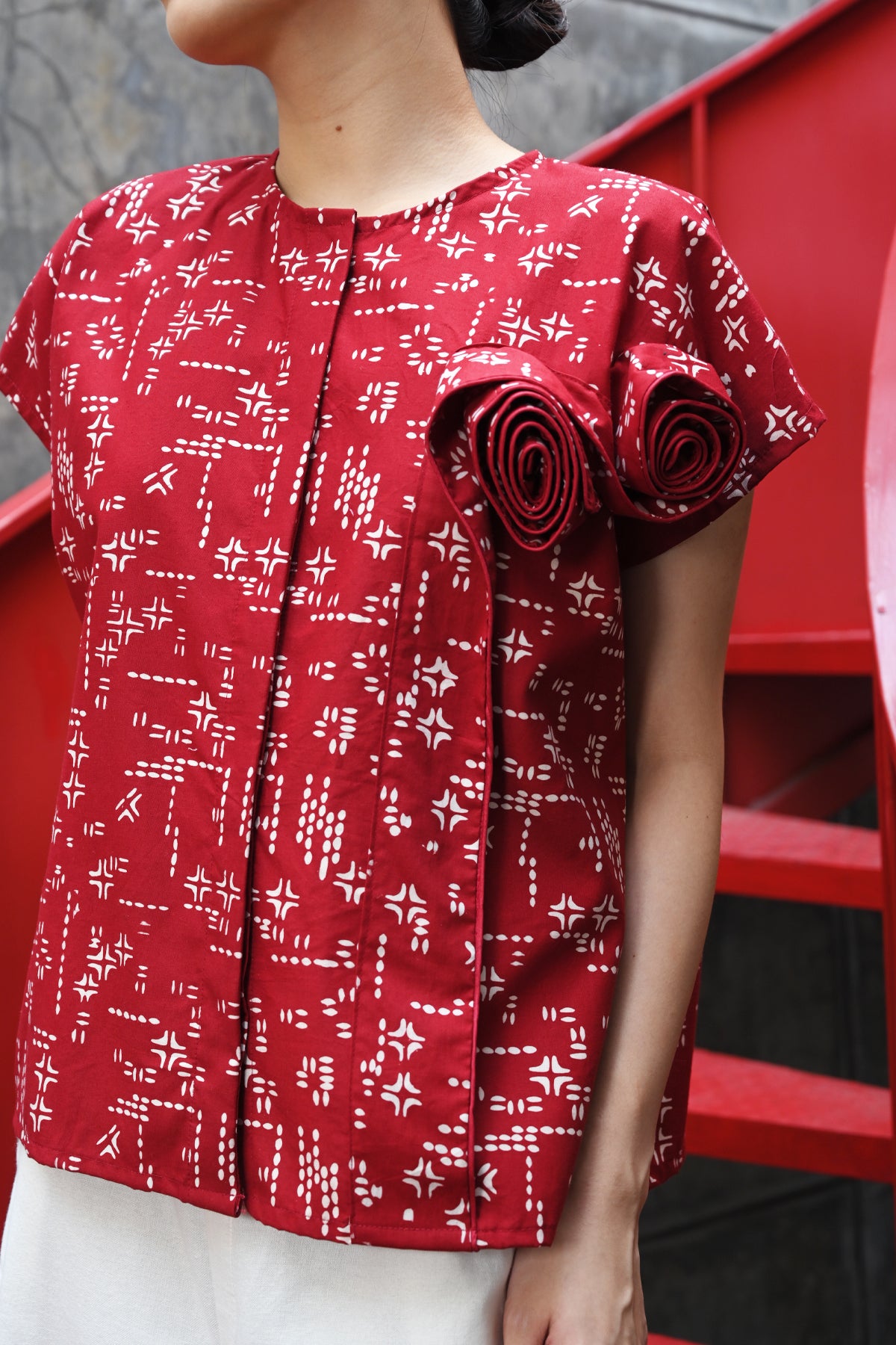 Rose Garut Merah Putih T6058