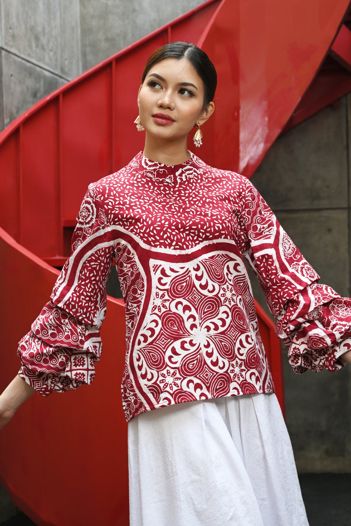 Keropi Dobi Merah Putih T6072
