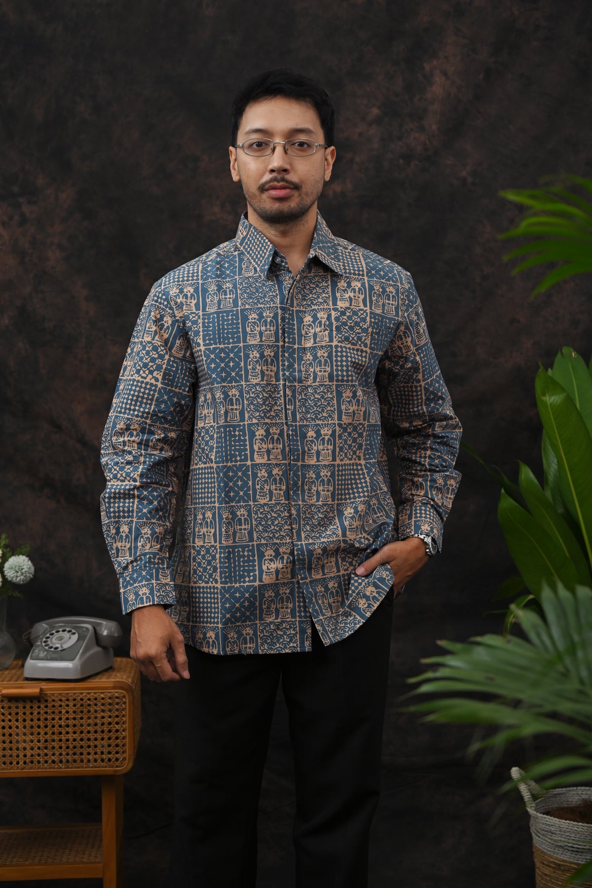Ondel Betawi Torquoise Long L0195