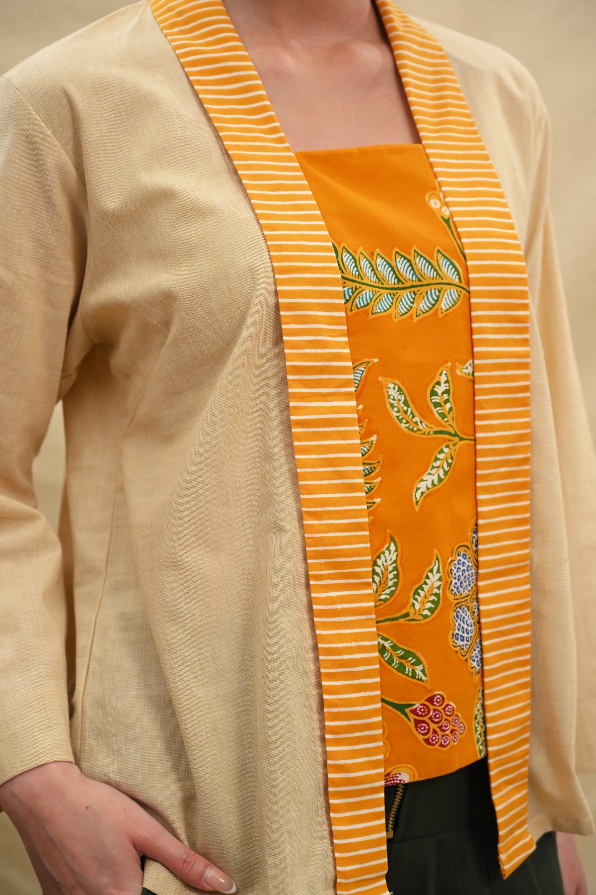 Kebaya Long Yellow PART0475