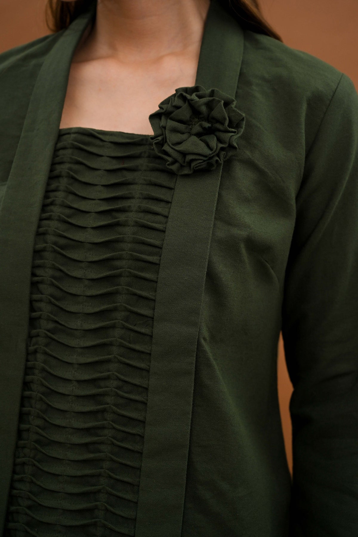 Kebaya Opnaisel Basic Green T5535