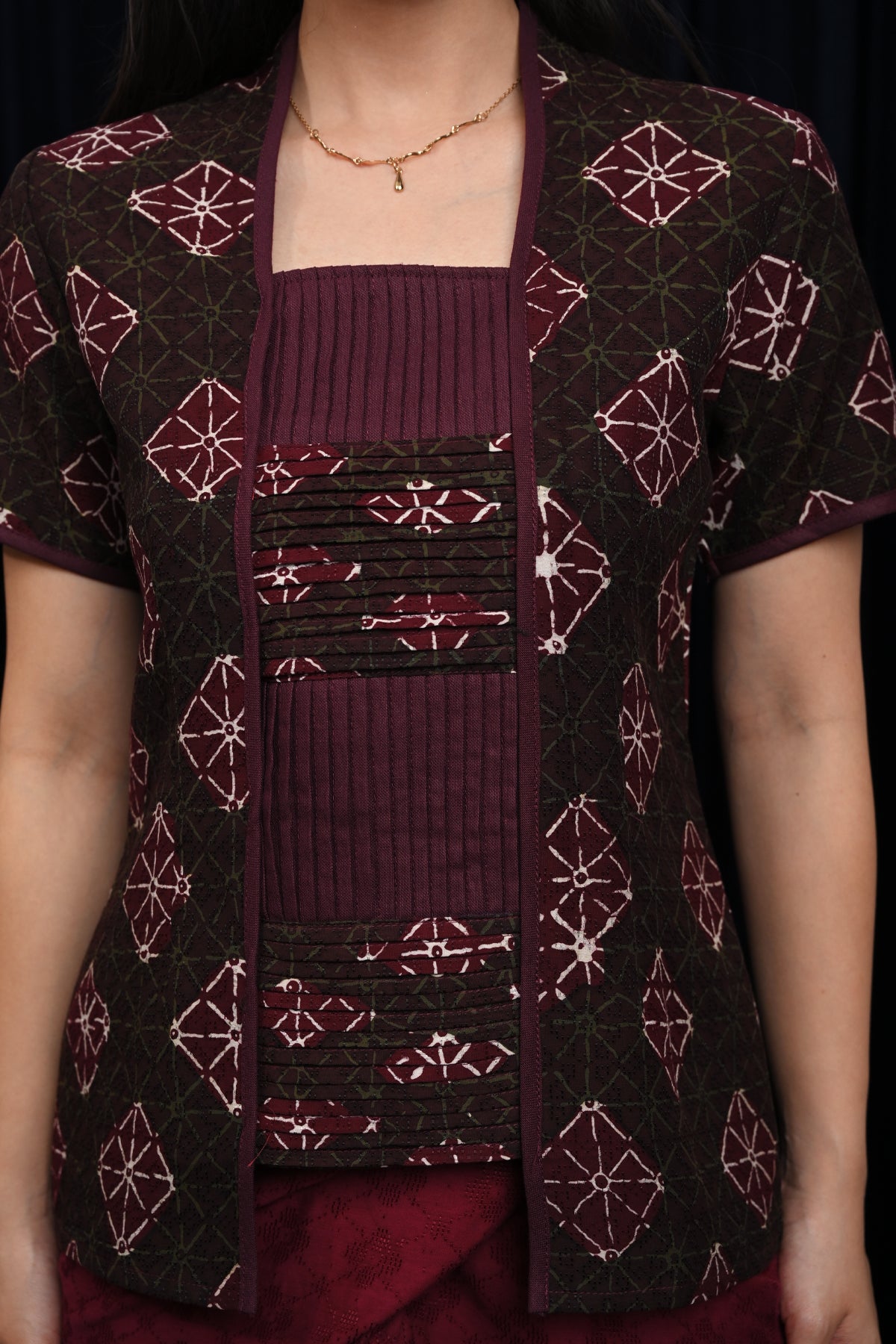 Kebaya Lipit Dobi Cirebon T4994