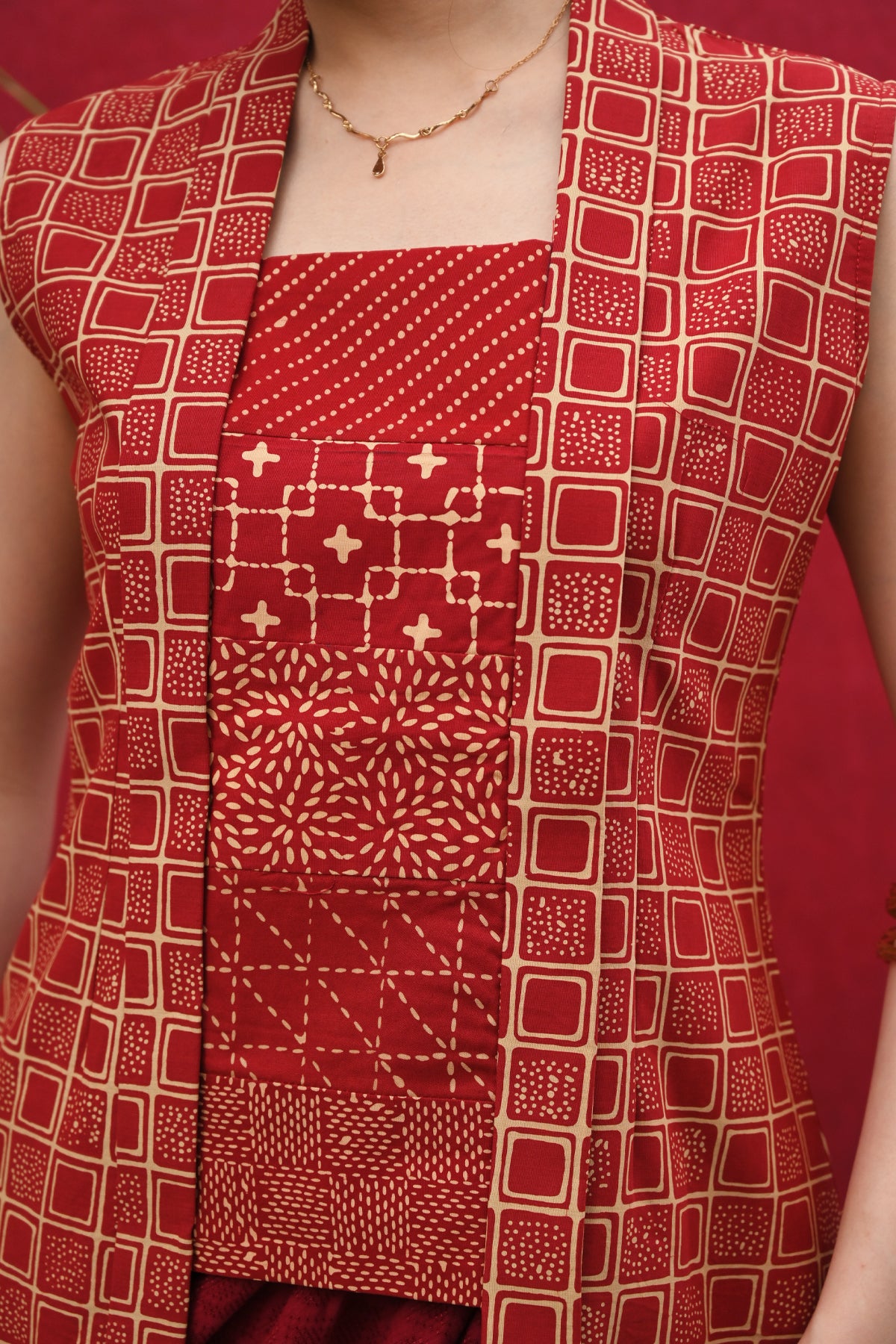 Kebaya Sleeveless Garut CNY T5220