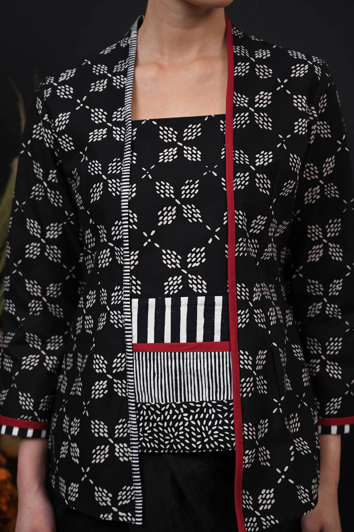 Kebaya Sashiko Cemani T6171