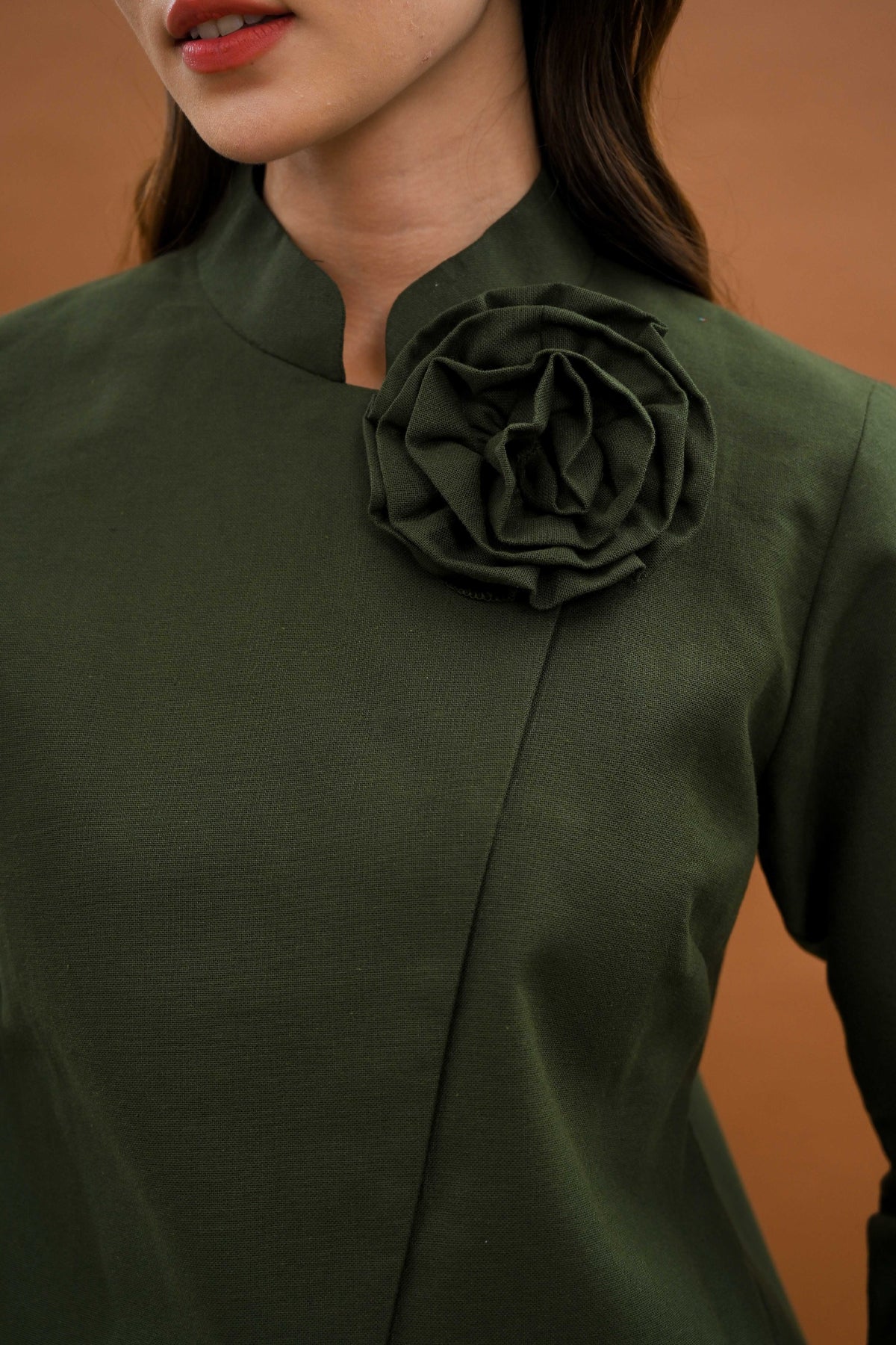Cahaya Long Basic Green T5526