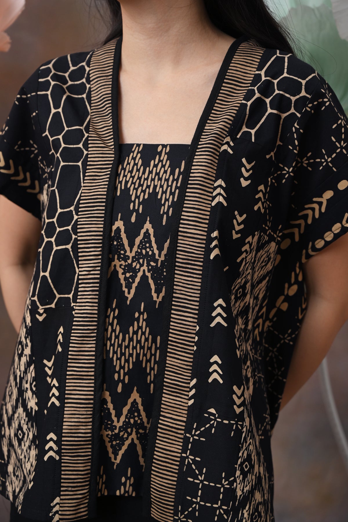 Kebaya Simple Black PART0400