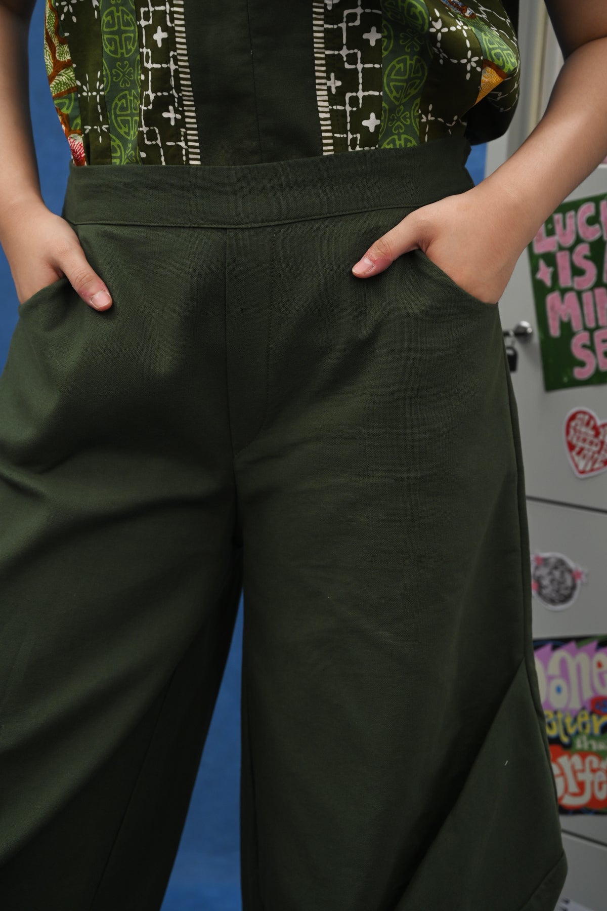 Coral Pants basic Green P0663
