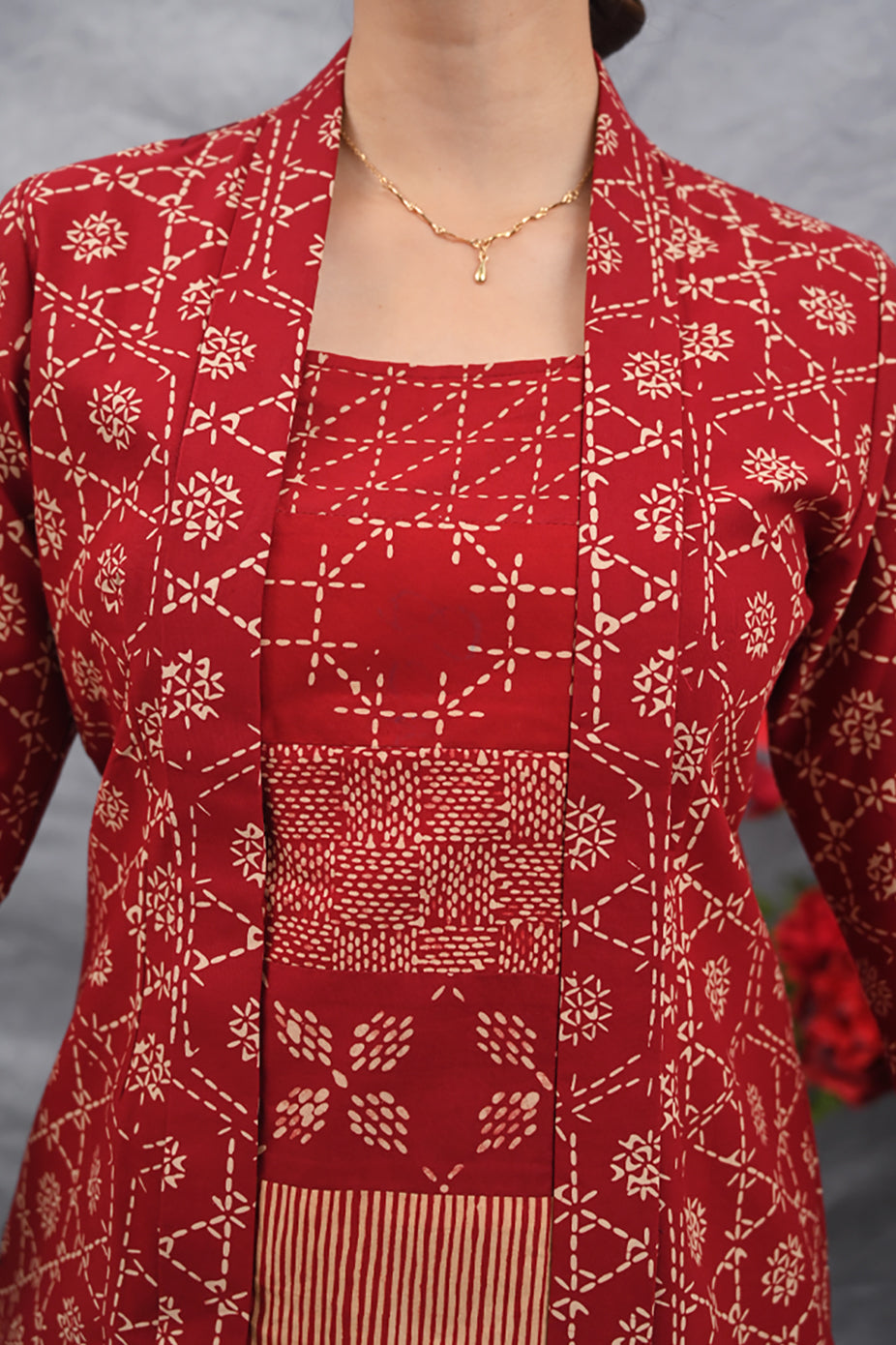 Kebaya Garut Merah T4511