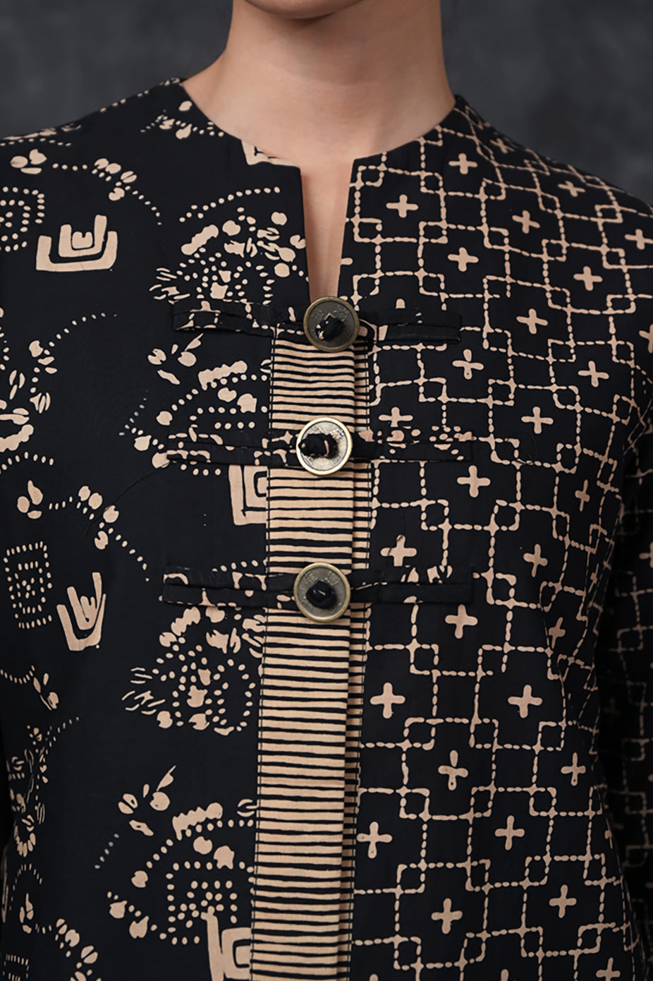 Dress Mixmatch Garut Cemani D0558