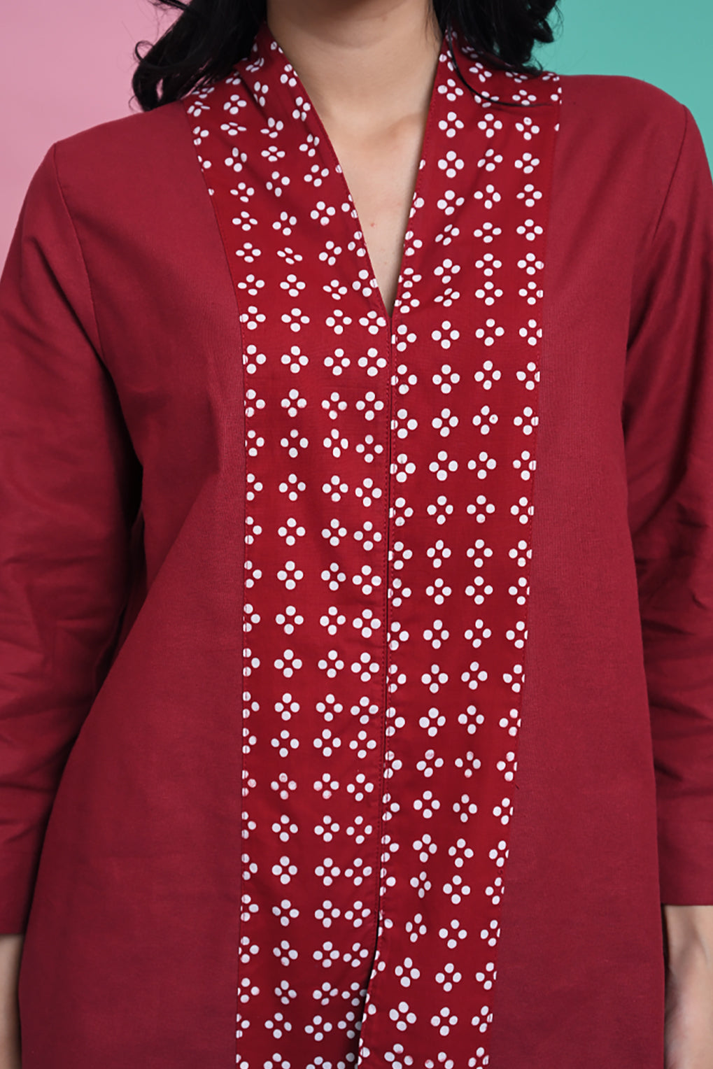 Fitria Red Maroon PART of Mirae PART0290