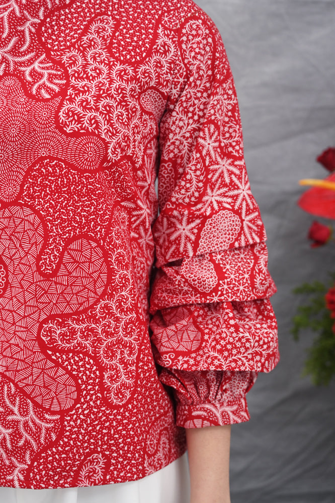 Keropi Encim Merah Putih T4483