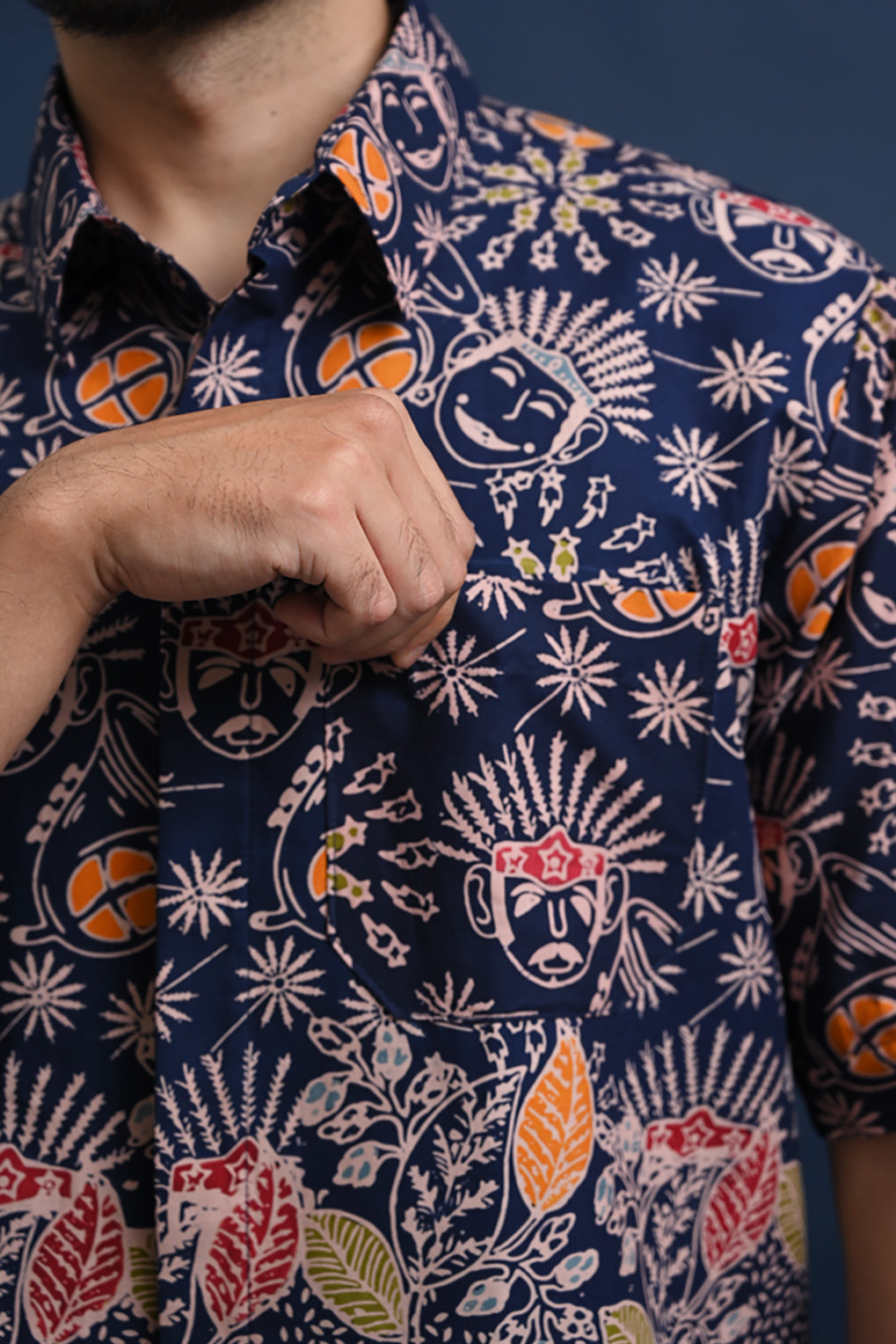 Betawi Blue Short M0303